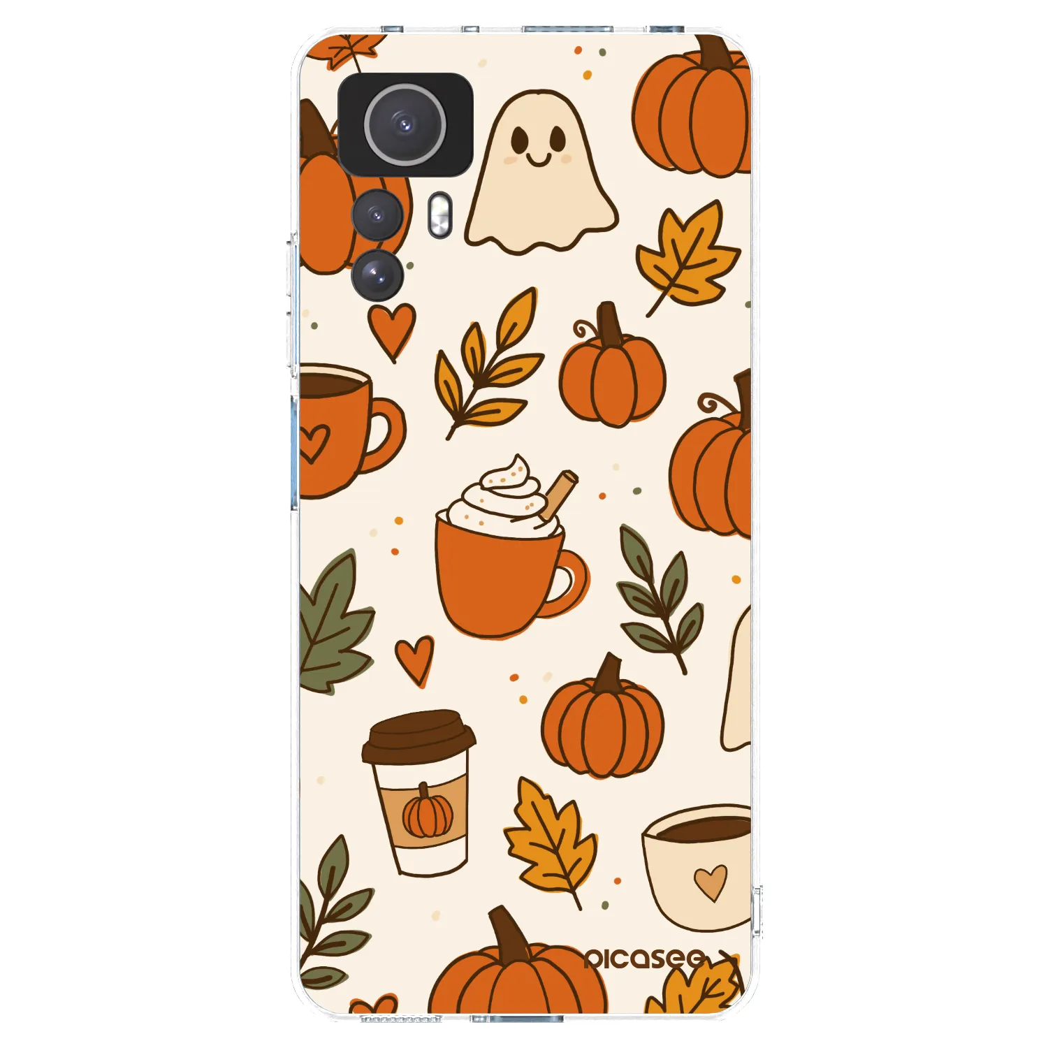 Picasee silikonski prozorni ovitek za Xiaomi Redmi Note 12S - Fall vibes