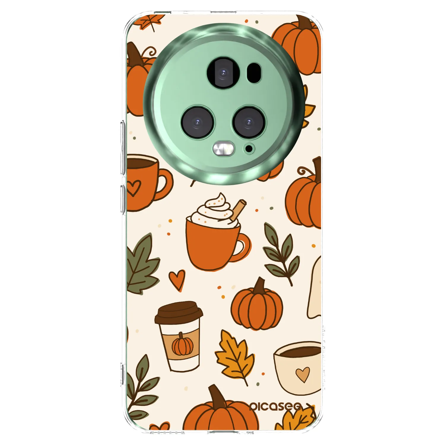 Picasee silikonski prozorni ovitek za Honor Magic5 Pro - Fall vibes