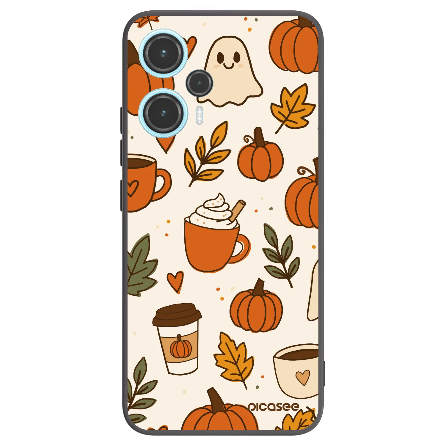 Picasee silikonski črni ovitek za Xiaomi Poco F5 - Fall vibes
