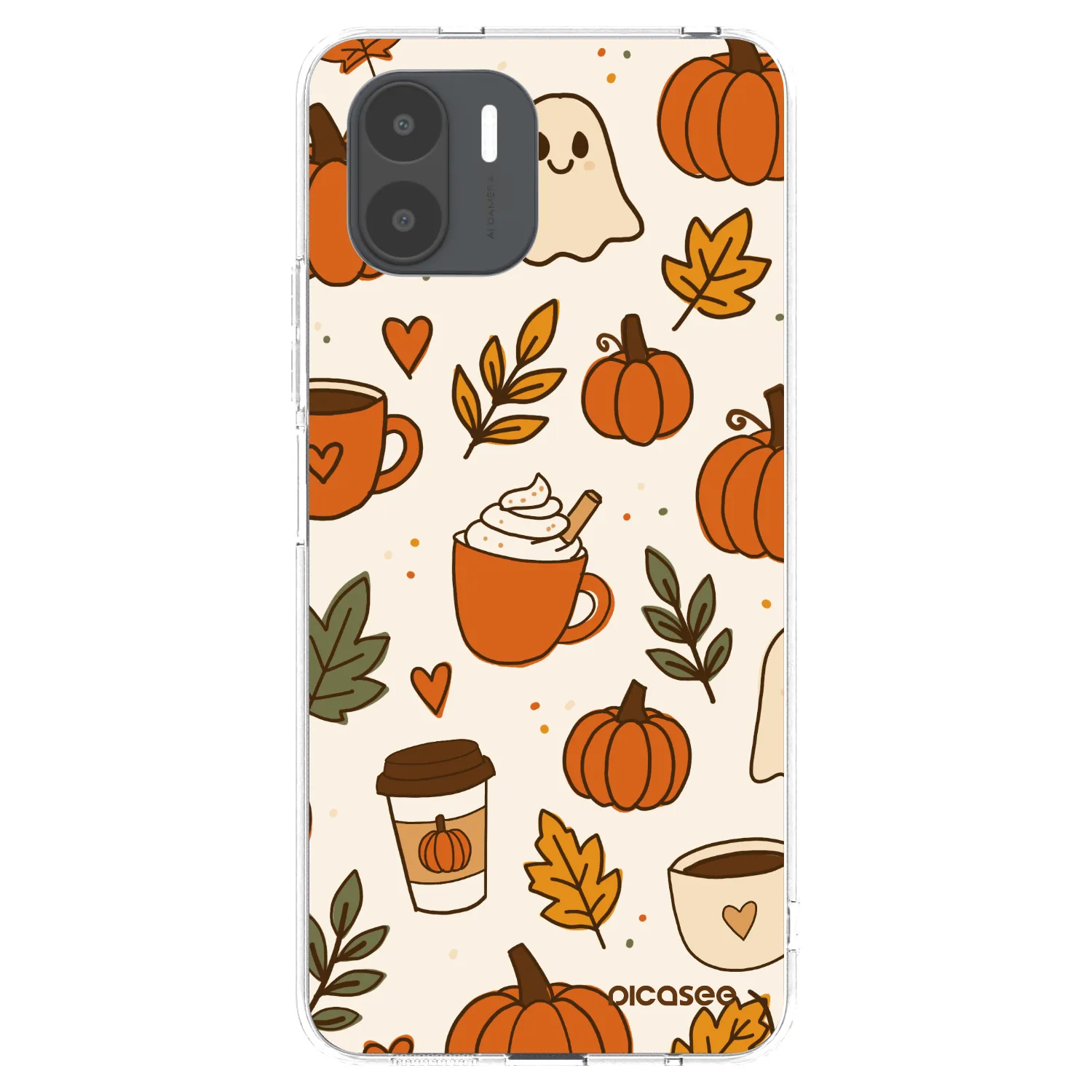 Picasee silikonski prozorni ovitek za Xiaomi Redmi A2 - Fall vibes