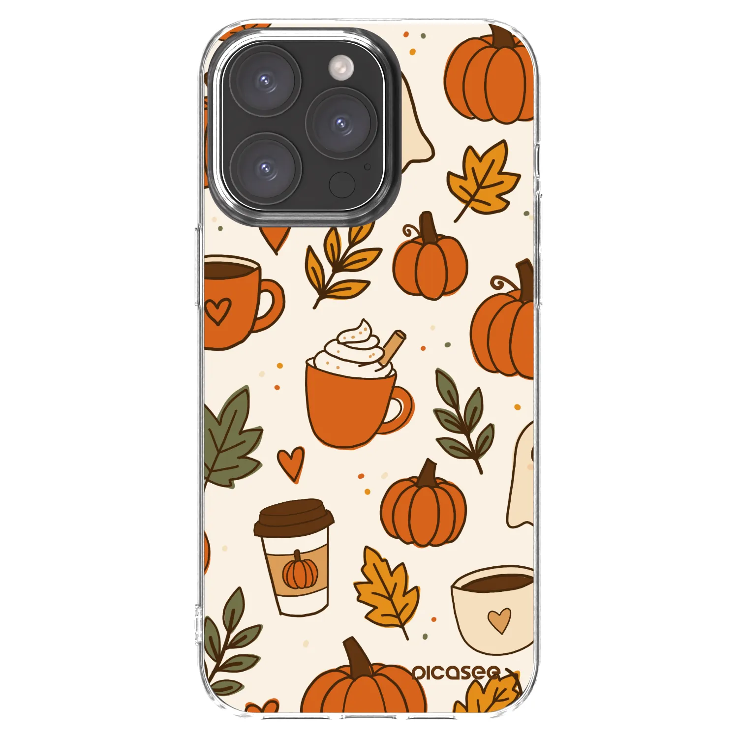Picasee silikonski prozorni ovitek za Apple iPhone 15 Pro Max - Fall vibes