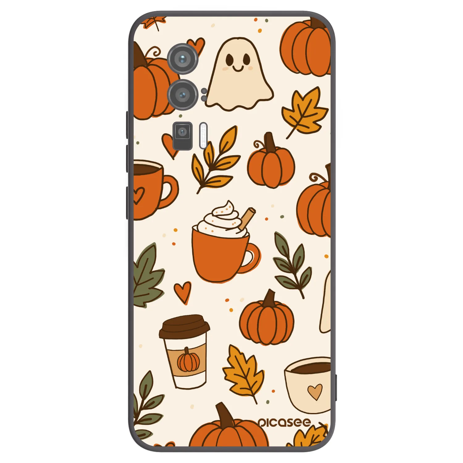 Picasee silikonski črni ovitek za Xiaomi Poco F5 Pro 5G - Fall vibes