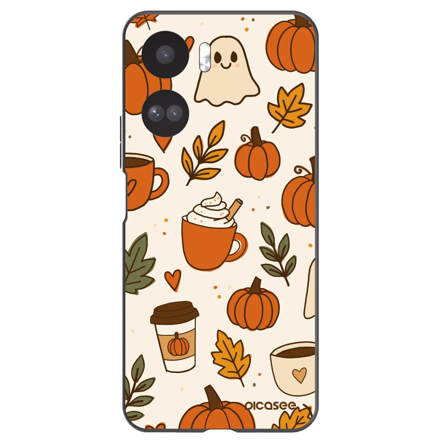 Picasee silikonski črni ovitek za Honor 90 Lite 5G - Fall vibes