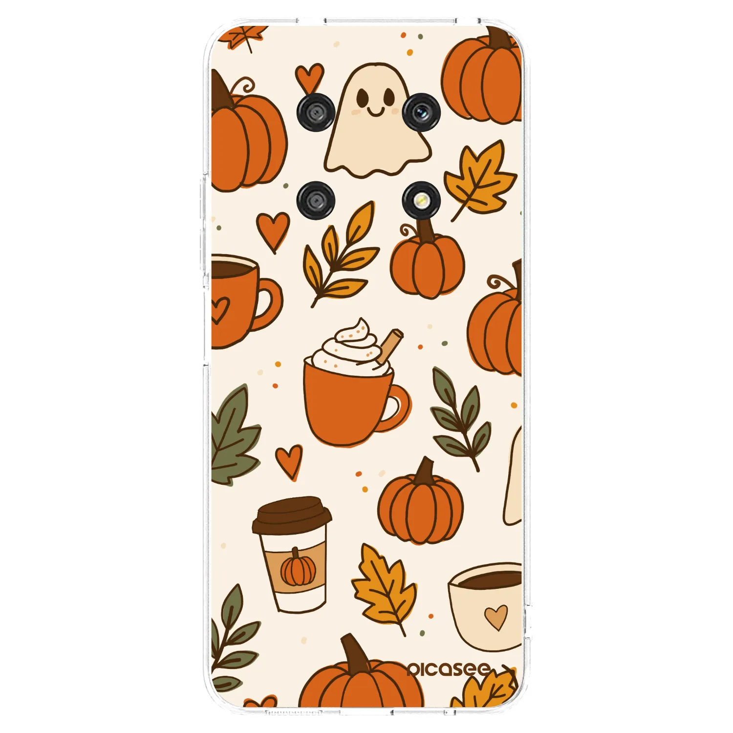 Picasee silikonski prozorni ovitek za Honor Magic4 Lite 5G - Fall vibes