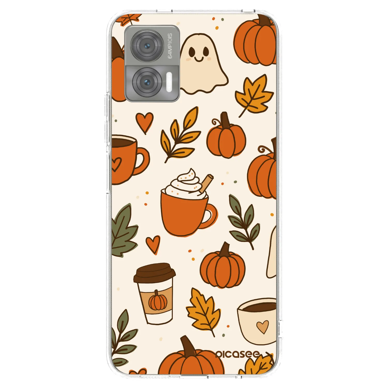 Picasee silikonski prozorni ovitek za Motorola Edge 30 Neo - Fall vibes