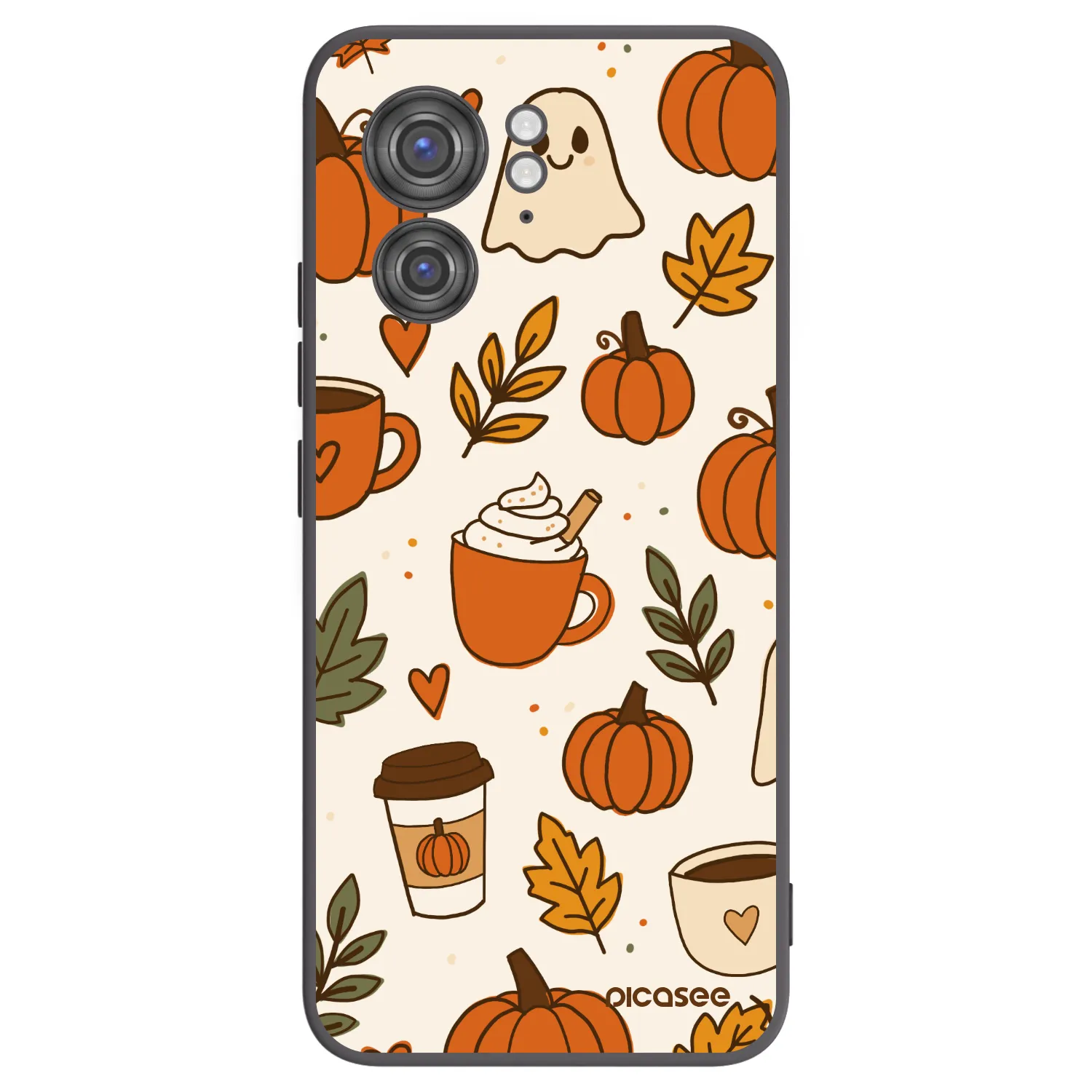 Picasee silikonski črni ovitek za Motorola Edge 40 - Fall vibes