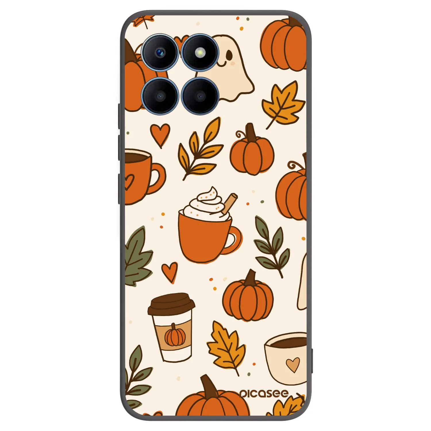 Picasee silikonski črni ovitek za Honor 70 Lite - Fall vibes