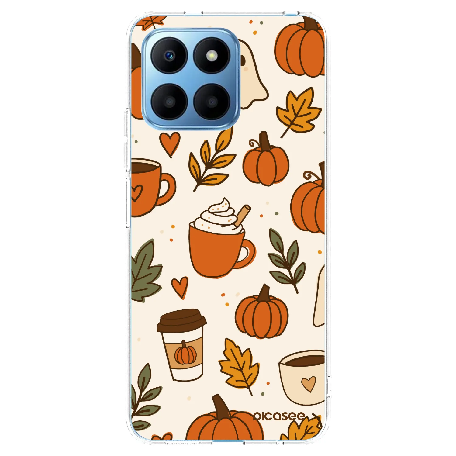 Picasee silikonski prozorni ovitek za Honor 70 Lite - Fall vibes