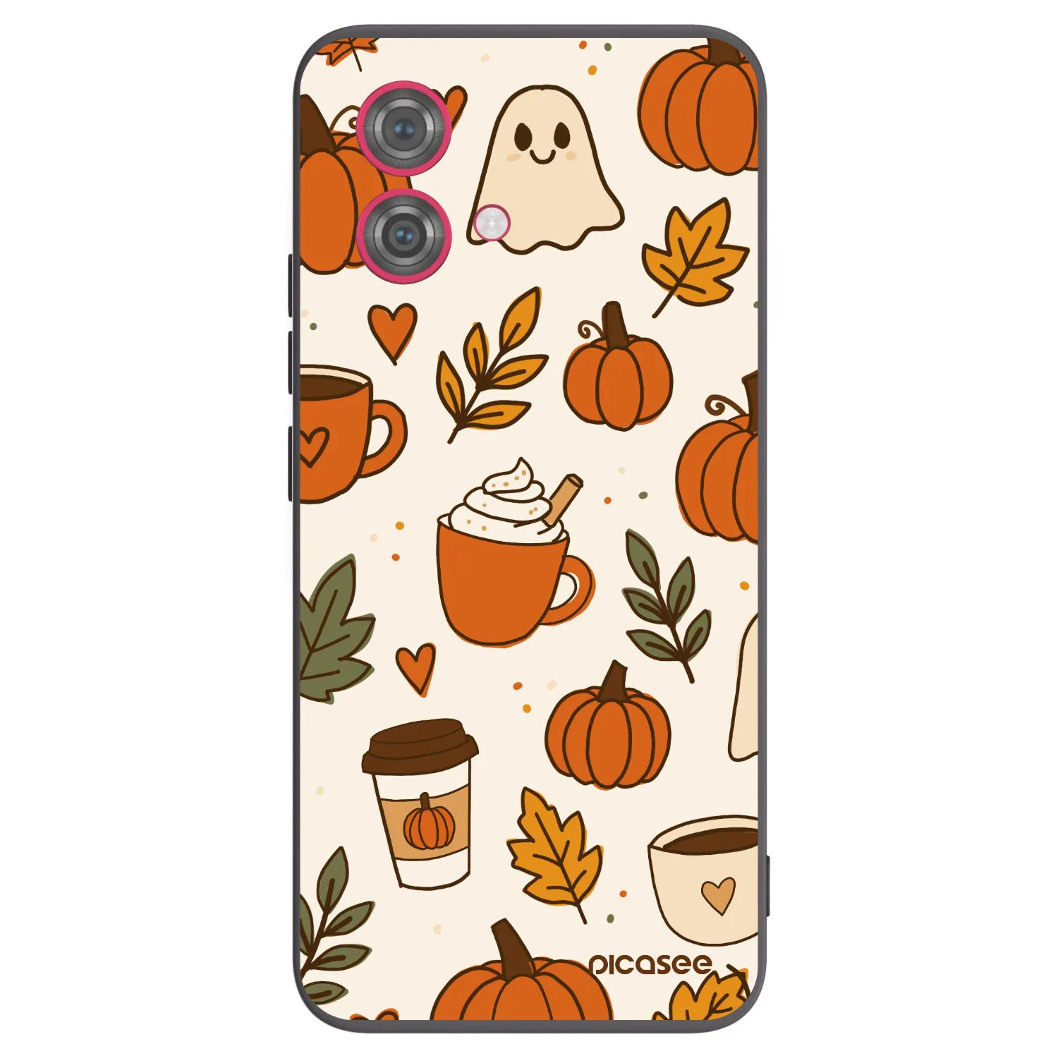 Picasee silikonski črni ovitek za Motorola Moto G84 5G - Fall vibes