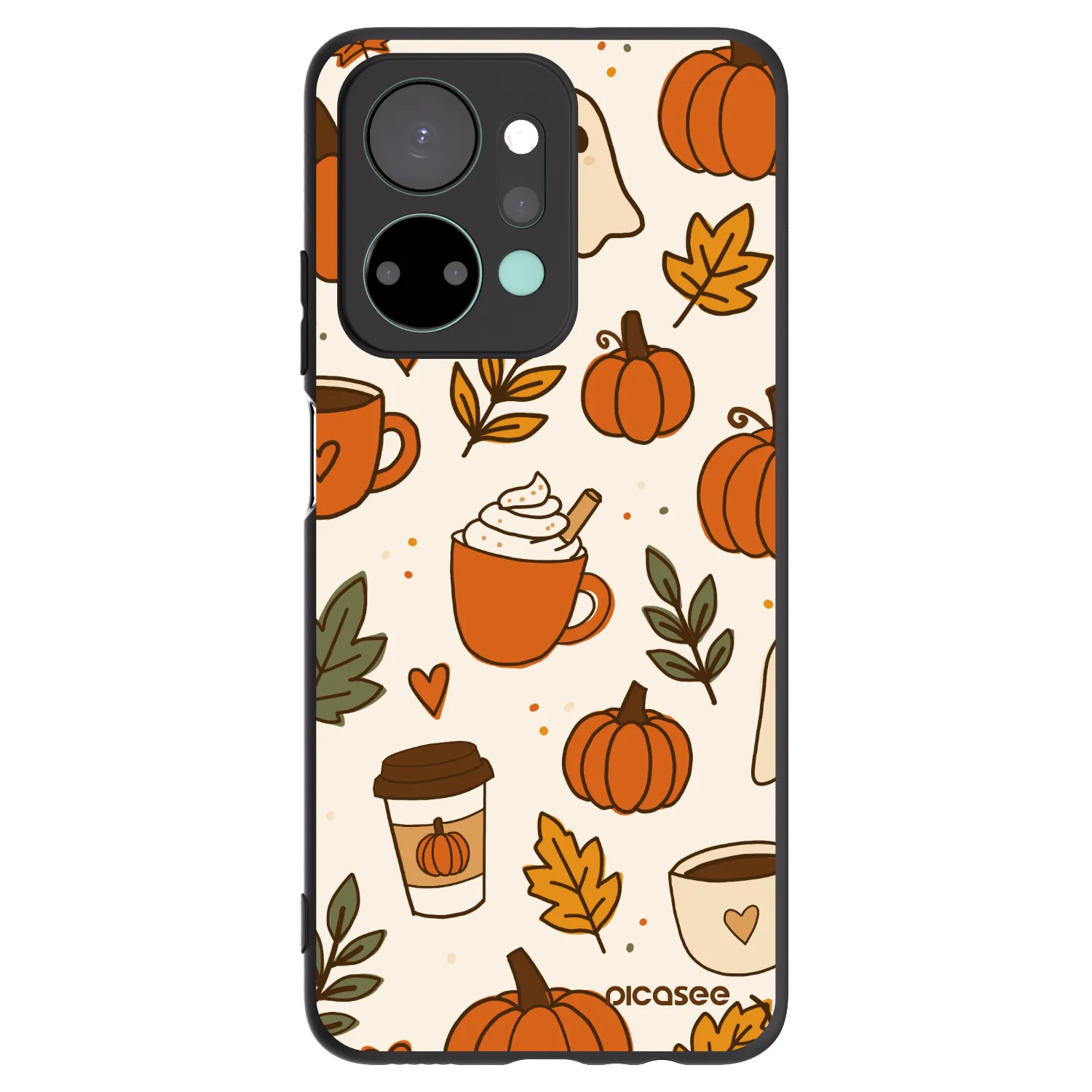 Picasee silikonski črni ovitek za Honor X7a - Fall vibes