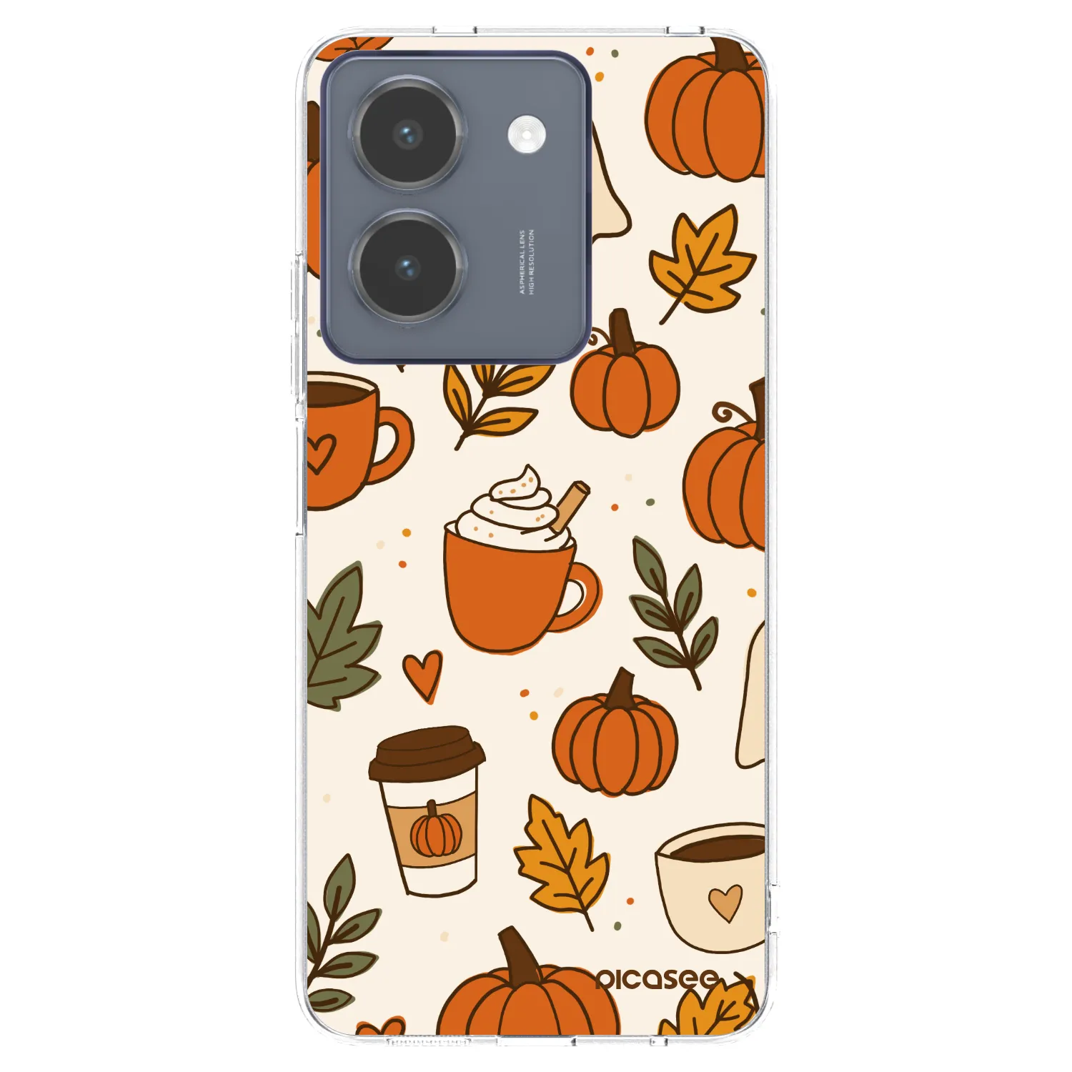 Picasee silikonski prozorni ovitek za Vivo Y36 4G - Fall vibes