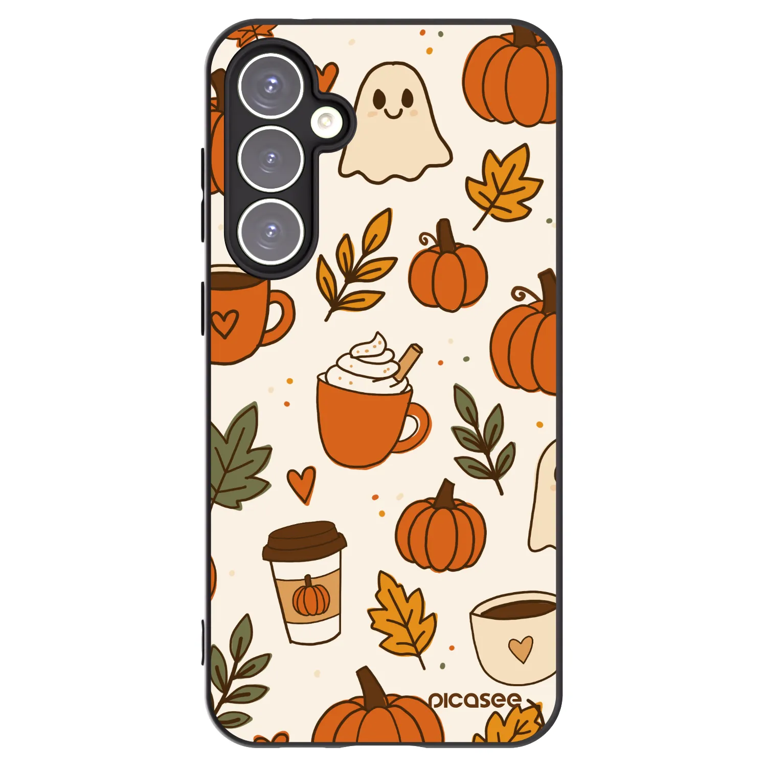 Picasee silikonski črni ovitek za Samsung Galaxy S23 FE S711B - Fall vibes