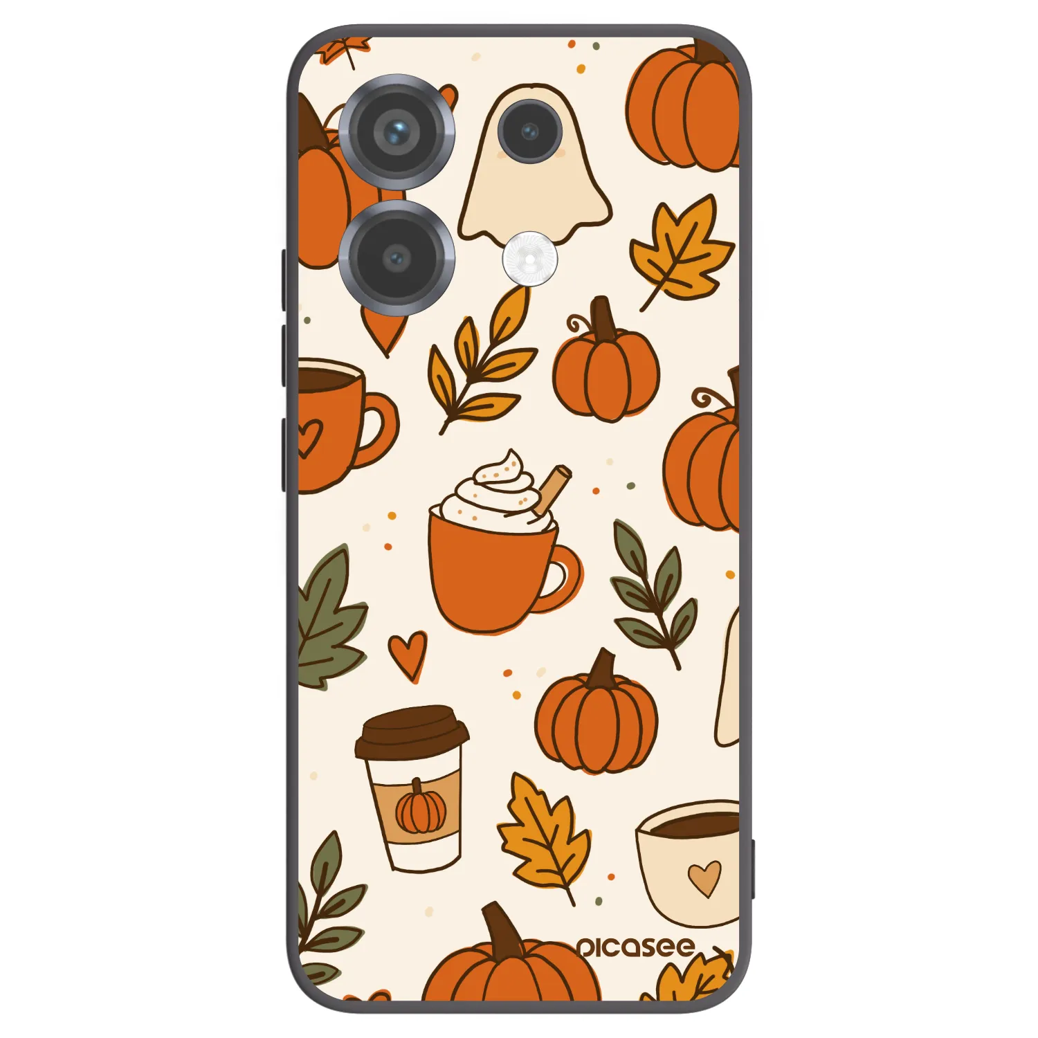 Picasee silikonski črni ovitek za Xiaomi Poco X6 - Fall vibes