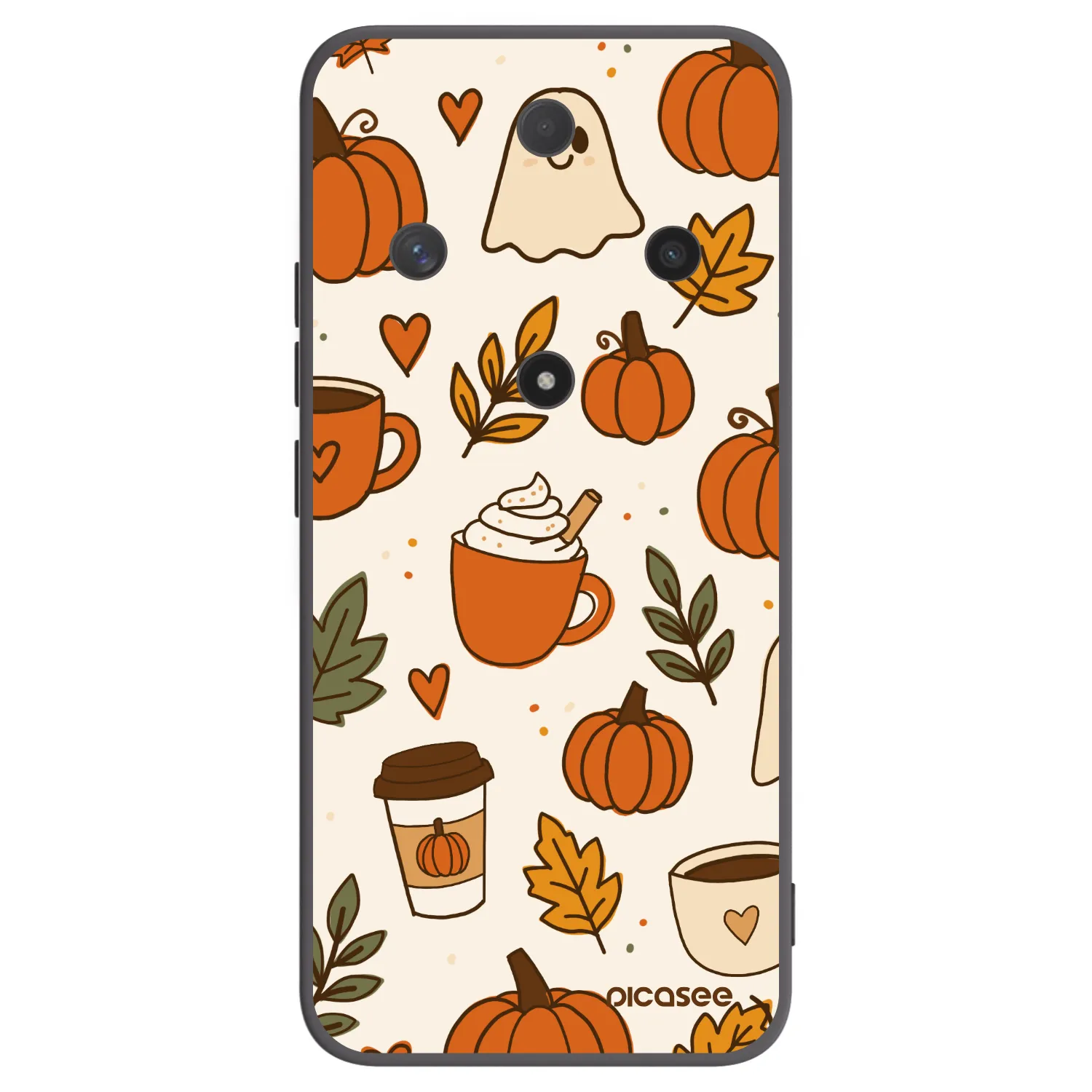 Picasee silikonski črni ovitek za Honor Magic6 Lite 5G - Fall vibes