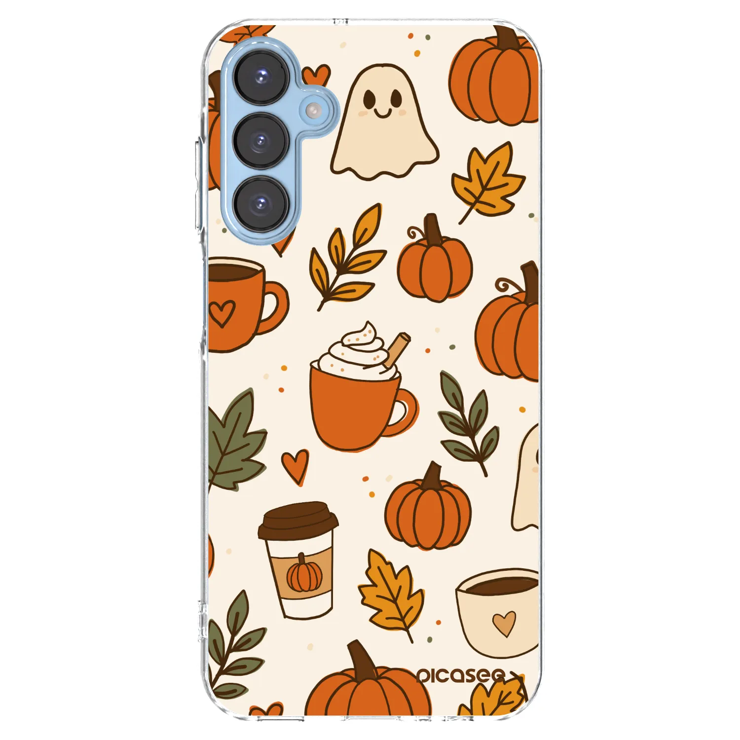 Picasee silikonski prozorni ovitek za Samsung Galaxy A15 A156B 5G - Fall vibes