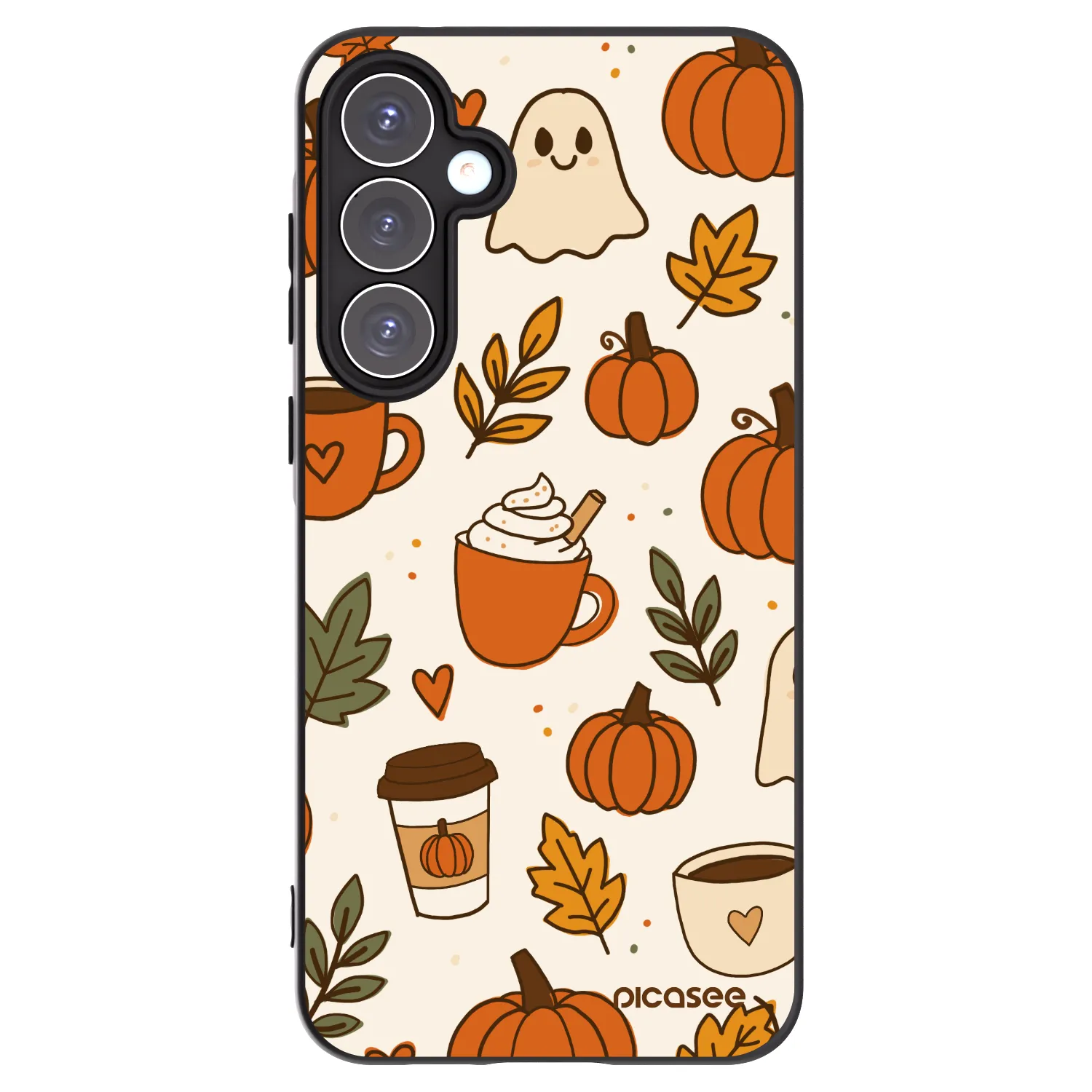 Picasee silikonski črni ovitek za Samsung Galaxy A55 5G A556B - Fall vibes