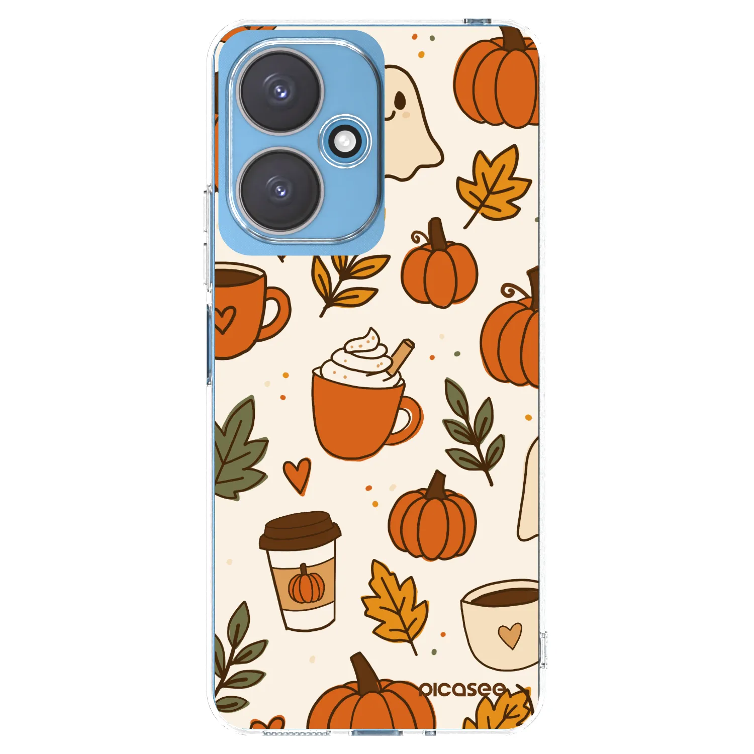 Picasee silikonski prozorni ovitek za Xiaomi Redmi 13C 5G - Fall vibes