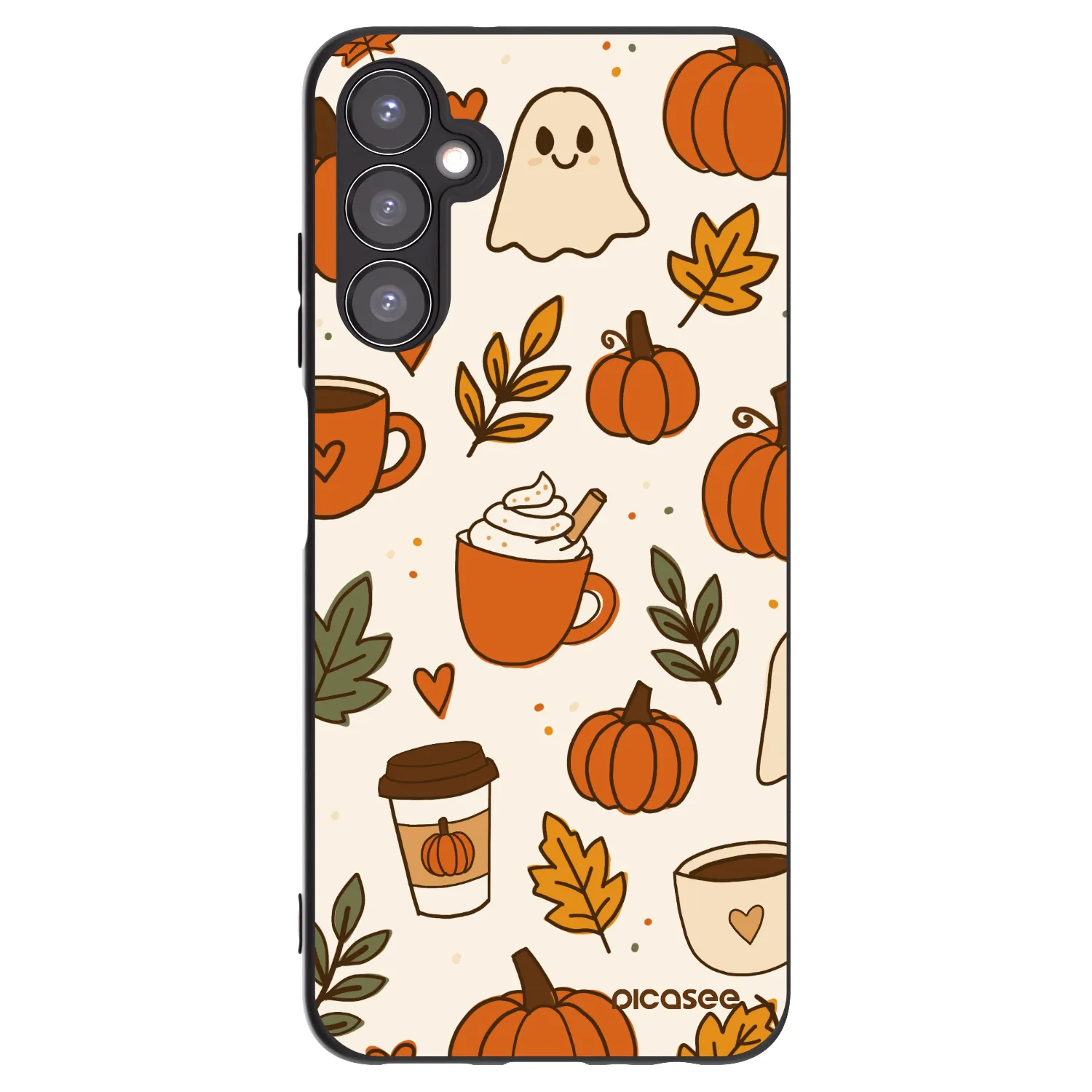 Picasee silikonski črni ovitek za Samsung Galaxy A05s A057G - Fall vibes