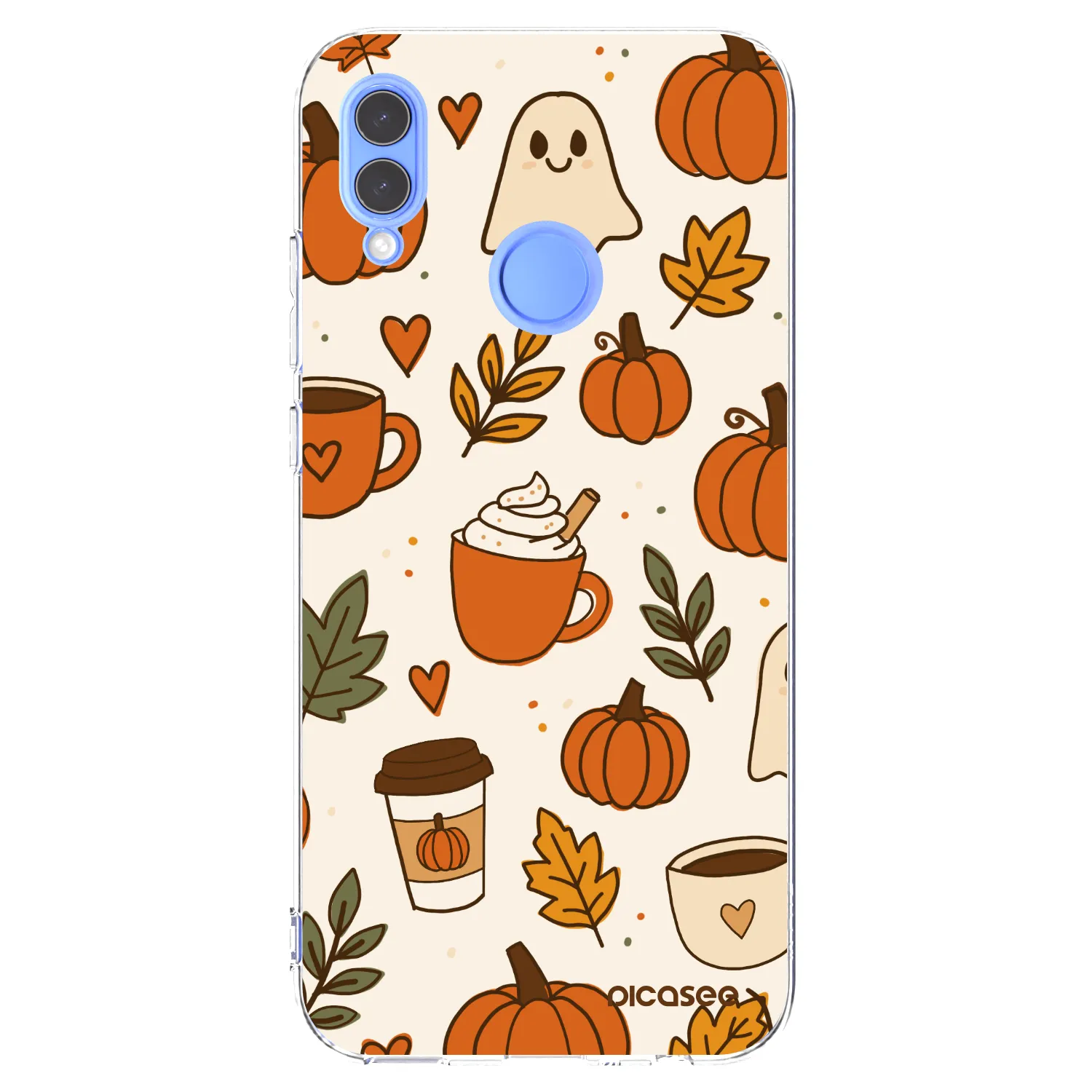 Picasee silikonski prozorni ovitek za Huawei P Smart 2019 - Fall vibes