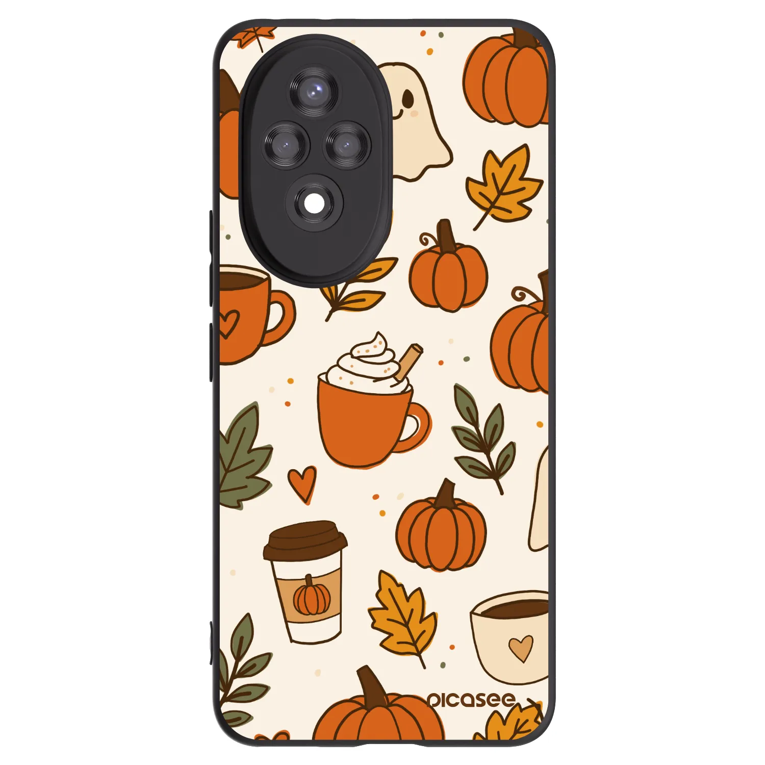 Picasee silikonski črni ovitek za Honor 200 Pro 5G - Fall vibes