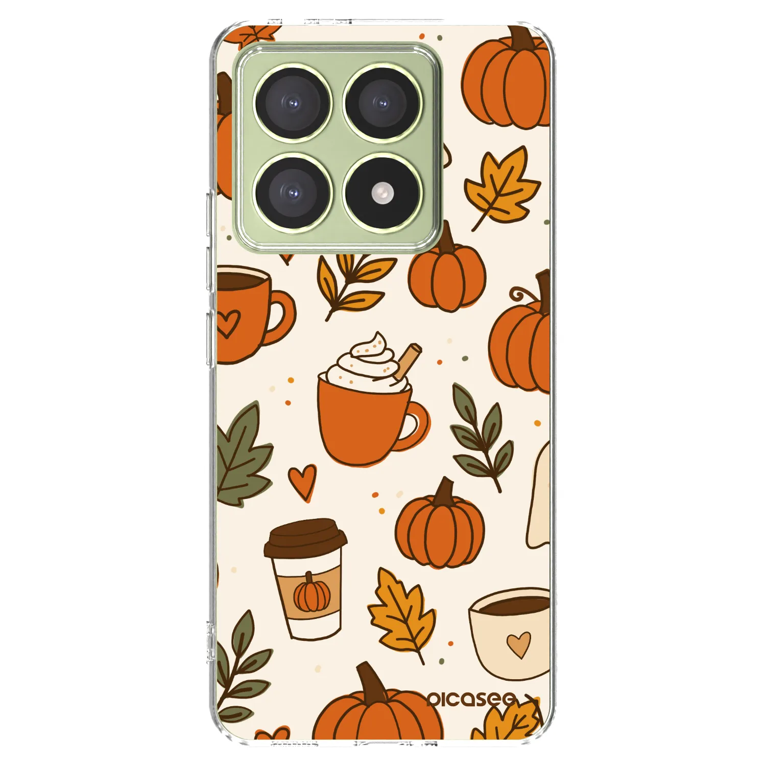 Picasee silikonski prozorni ovitek za Xiaomi 14T - Fall vibes