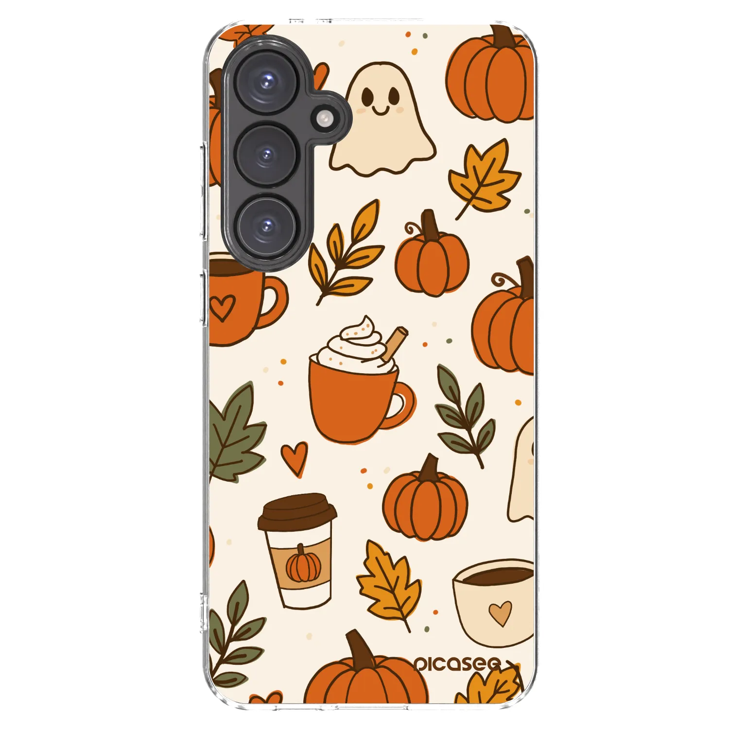 Picasee silikonski prozorni ovitek za Samsung Galaxy S24 FE S721B - Fall vibes