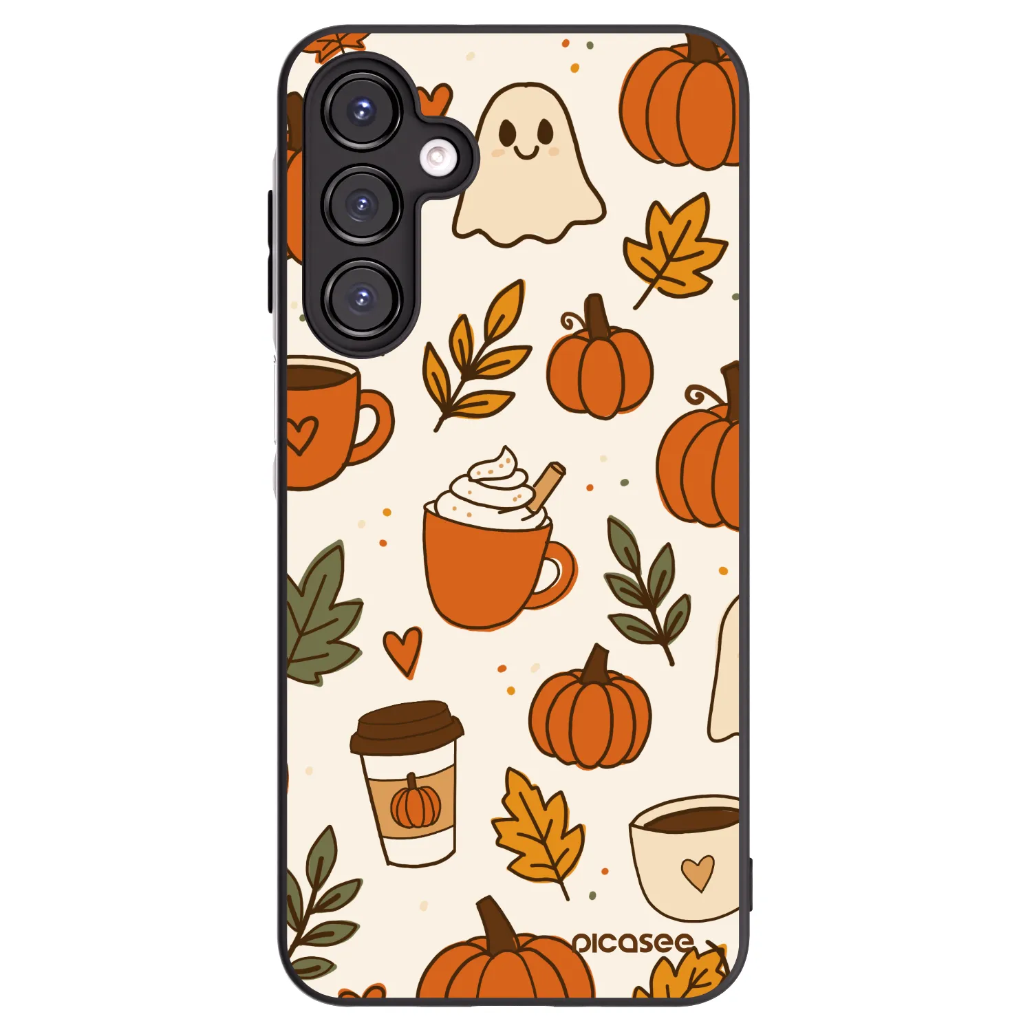Picasee silikonski črni ovitek za Samsung Galaxy A16 5G - Fall vibes