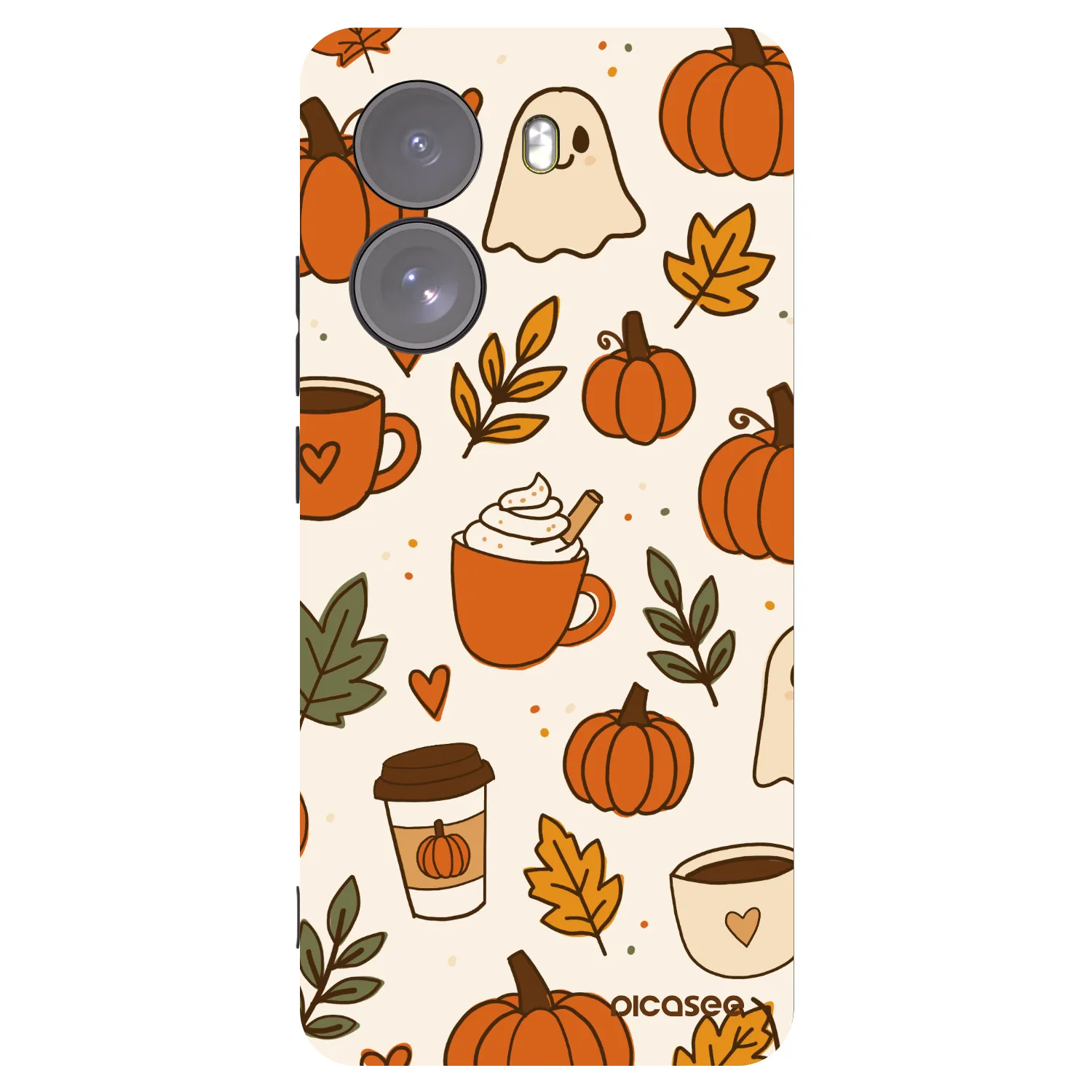 Picasee silikonski črni ovitek za Xiaomi Poco X7 - Fall vibes