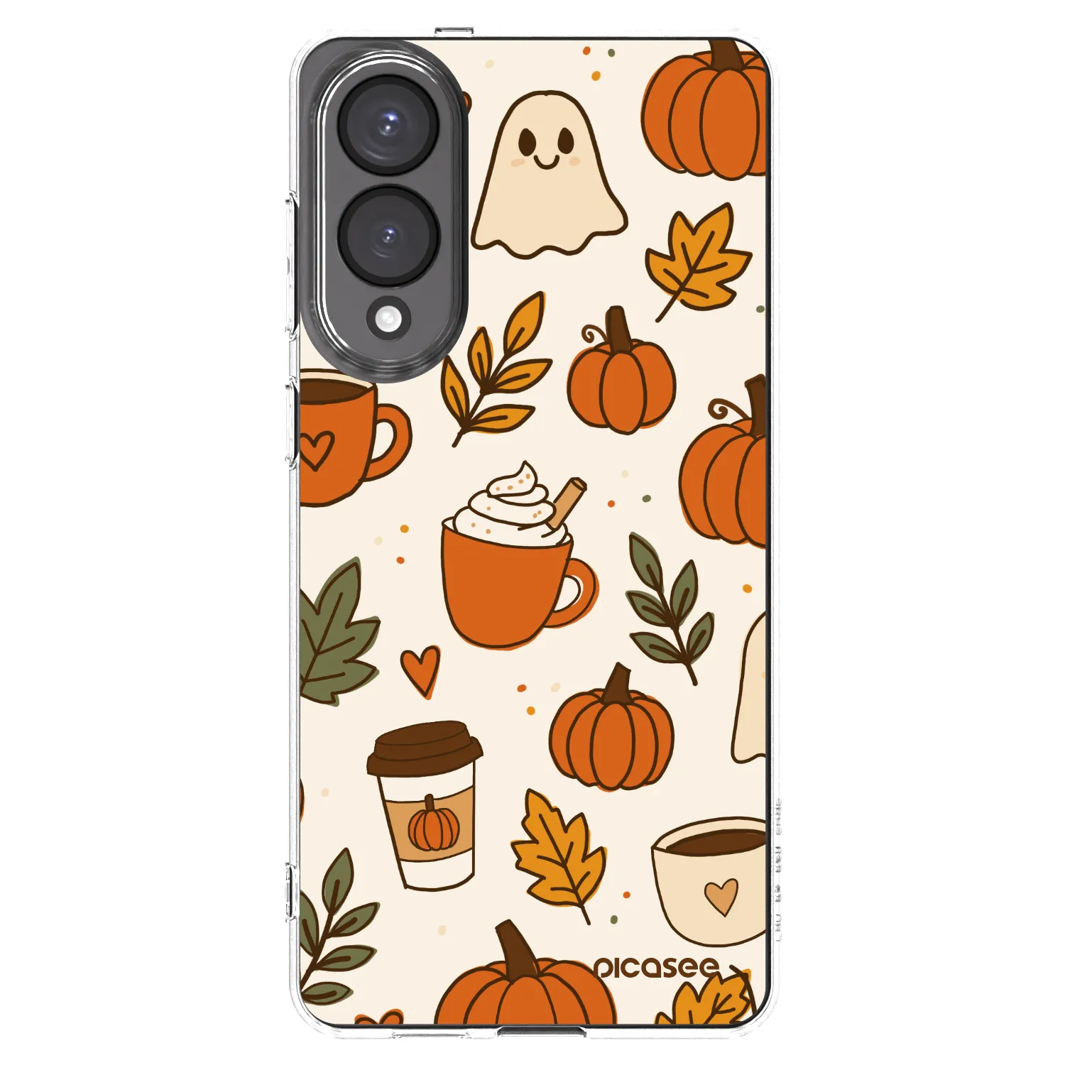 Picasee silikonski prozorni ovitek za Samsung Galaxy S25 Edge 5G - Fall vibes