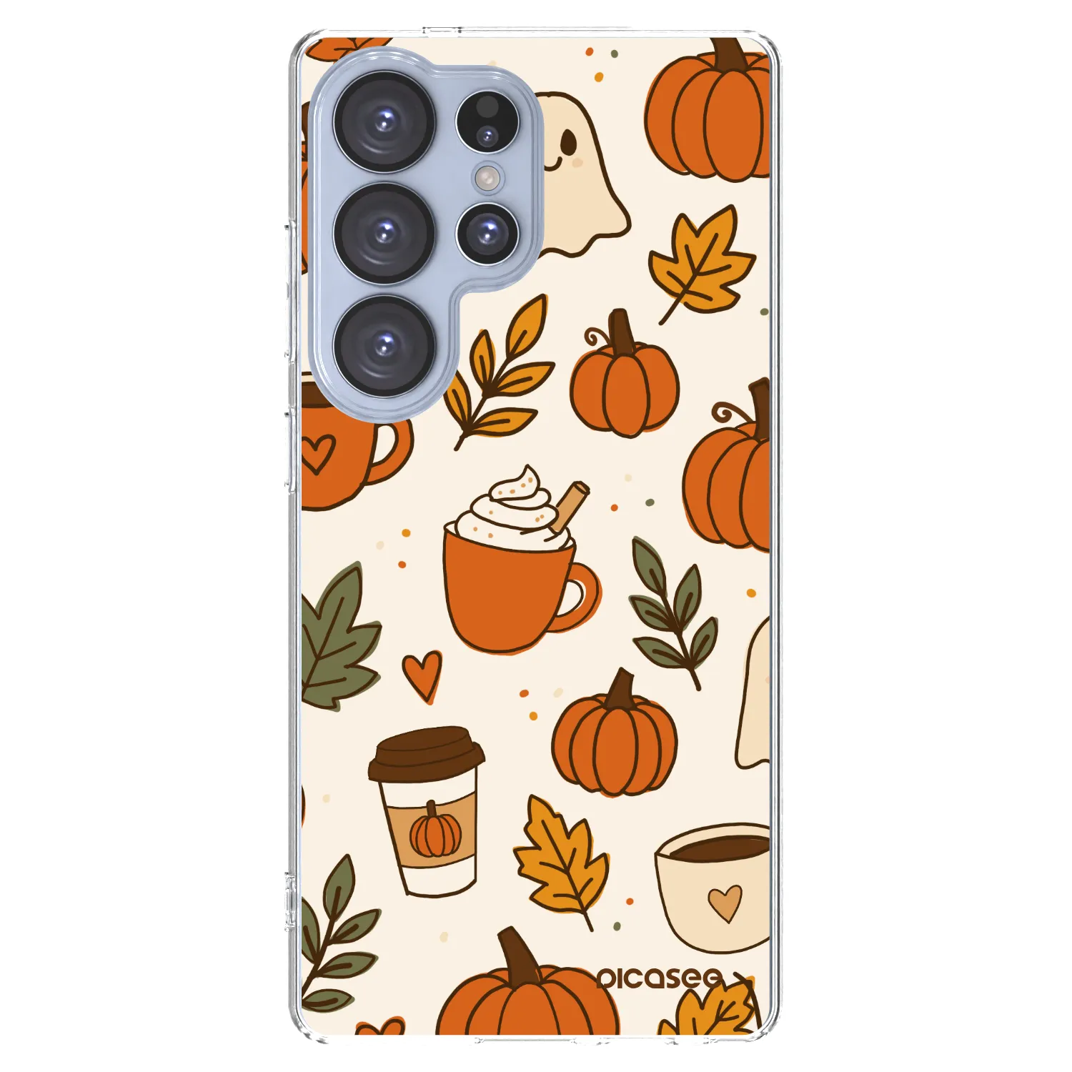 Picasee silikonski prozorni ovitek za Samsung Galaxy S25 Ultra 5G - Fall vibes
