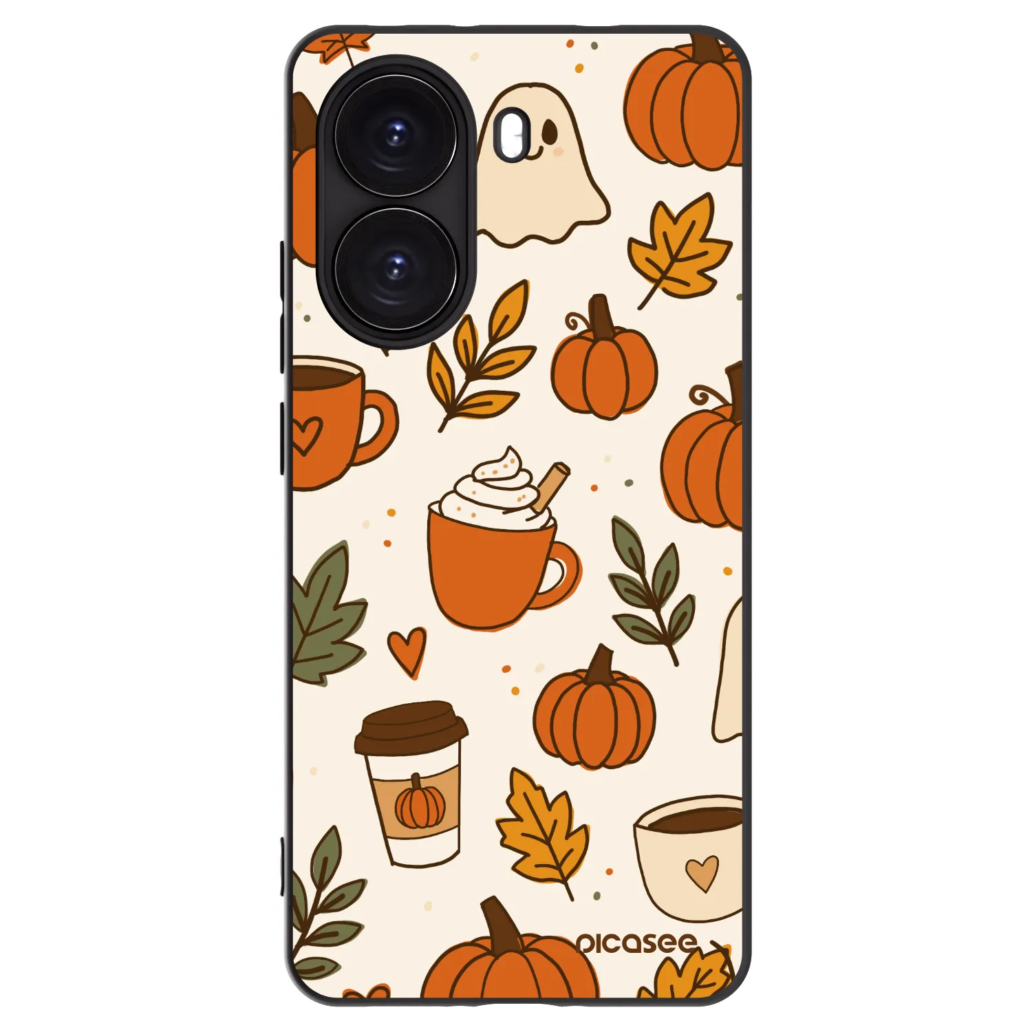 Picasee silikonski črni ovitek za Xiaomi Poco X7 Pro 5G - Fall vibes