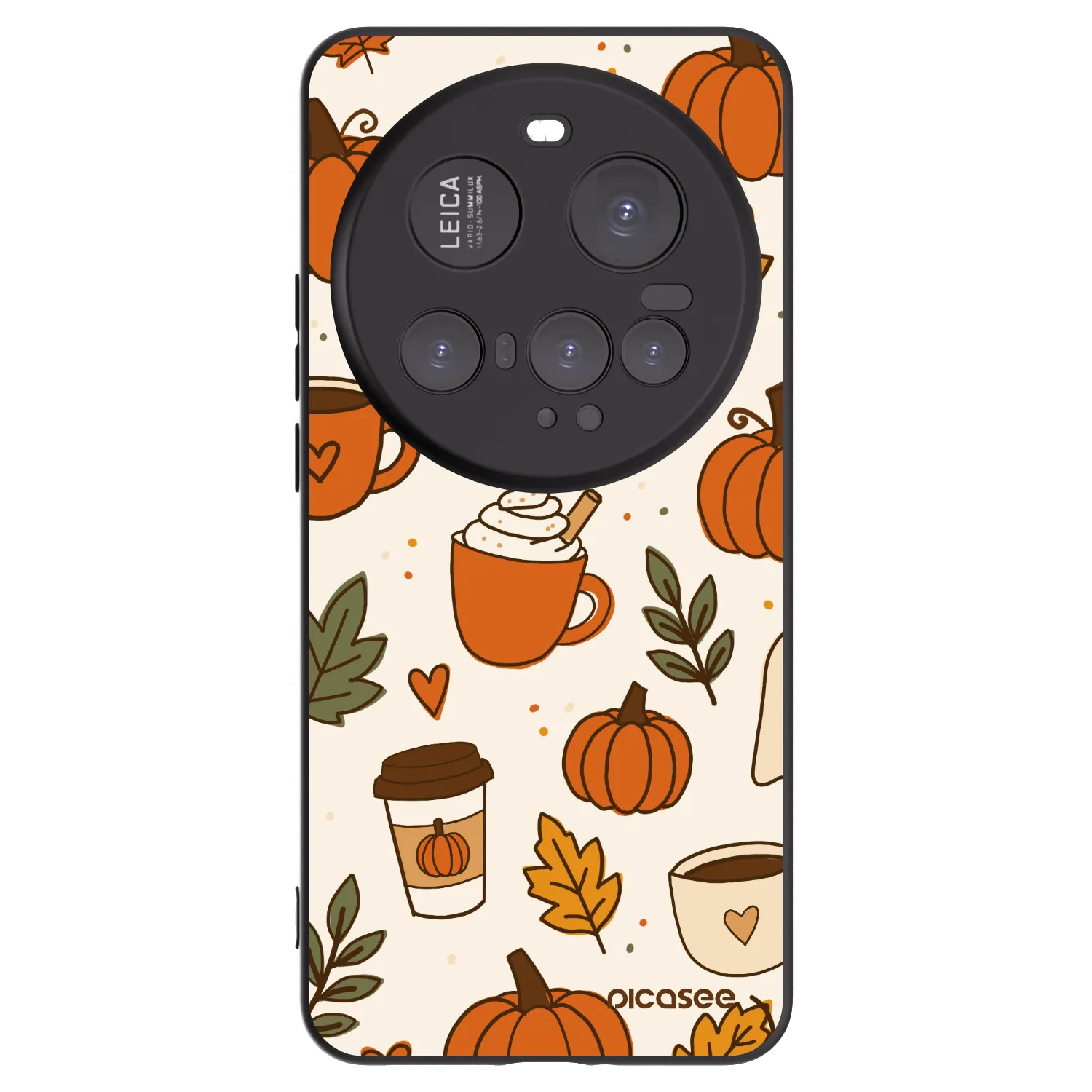 Picasee silikonski črni ovitek za Xiaomi 15 Ultra - Fall vibes