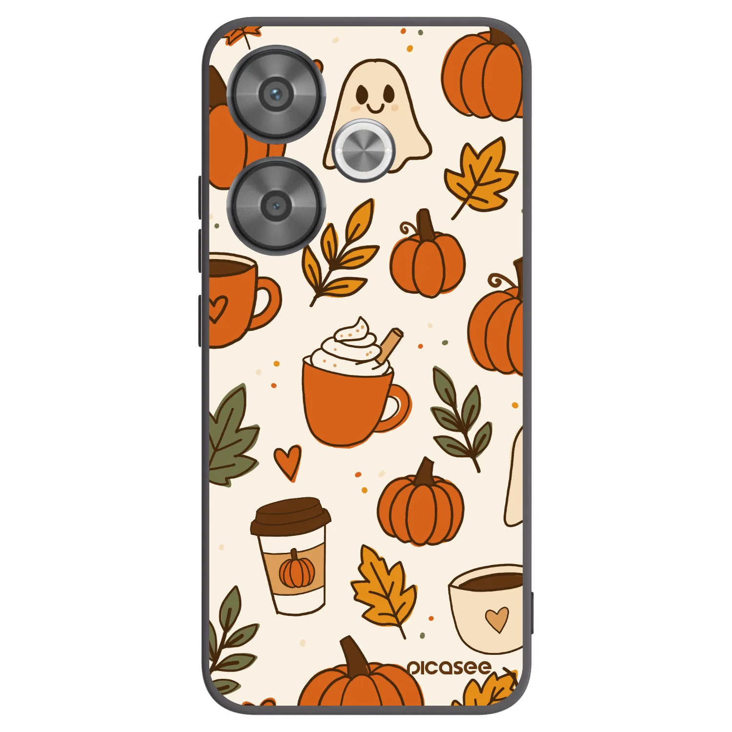 Picasee silikonski črni ovitek za Xiaomi Poco F6 - Fall vibes