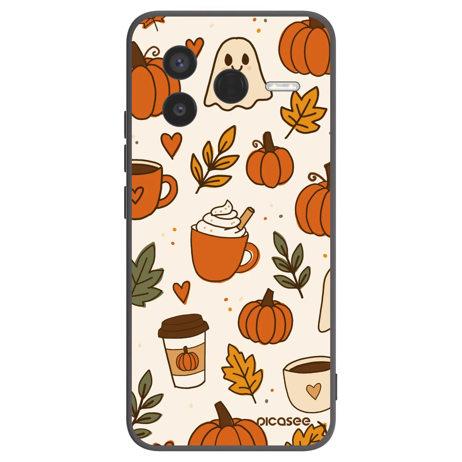 Picasee silikonski črni ovitek za Xiaomi Poco F7 Pro 5G - Fall vibes