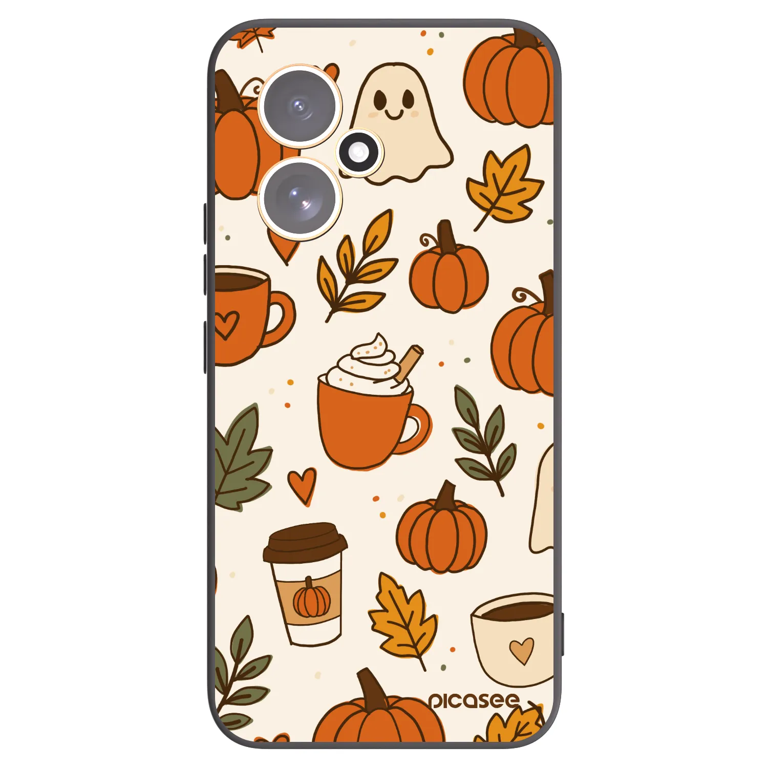 Picasee silikonski črni ovitek za Honor 400 5G - Fall vibes