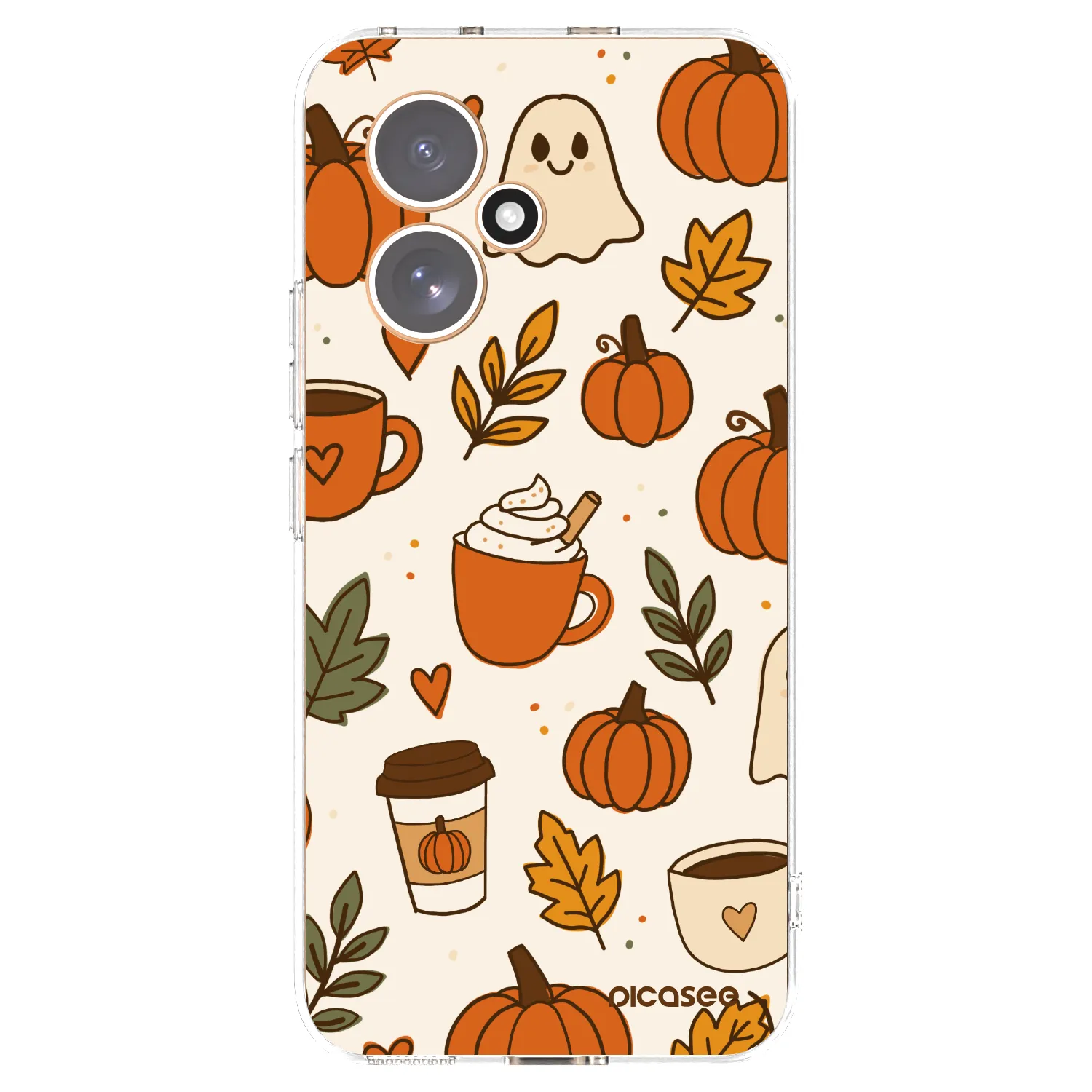 Picasee silikonski prozorni ovitek za Honor 400 5G - Fall vibes