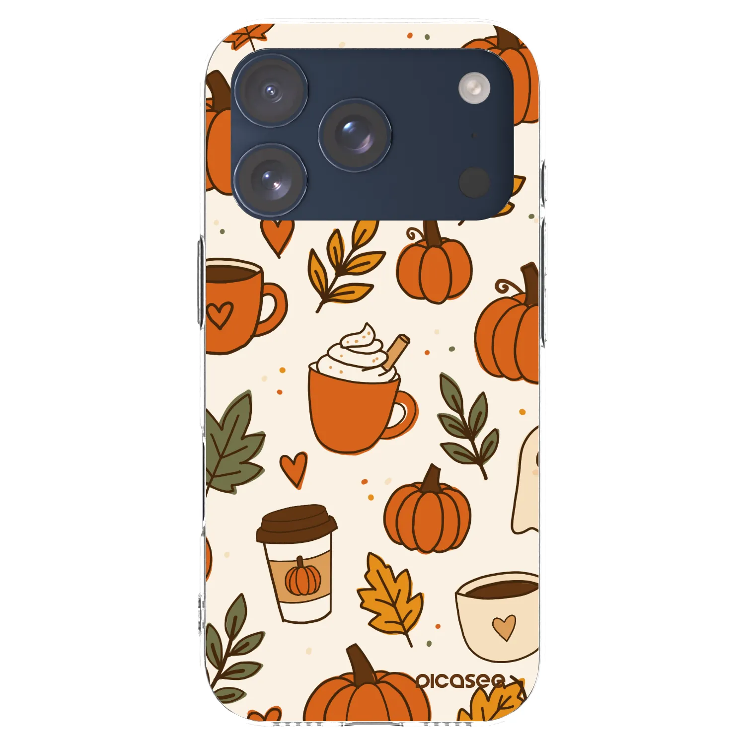 Picasee silikonski prozorni ovitek za Apple iPhone 17 Pro - Fall vibes