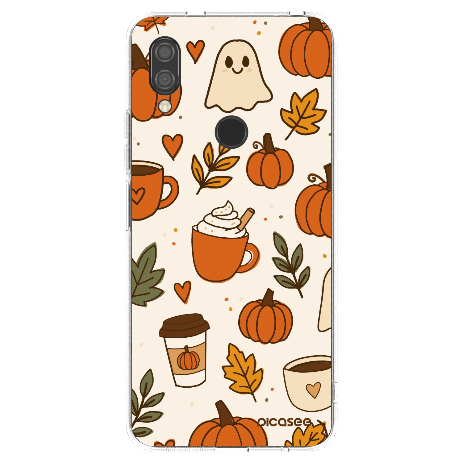 Picasee silikonski prozorni ovitek za Xiaomi Redmi 7 - Fall vibes