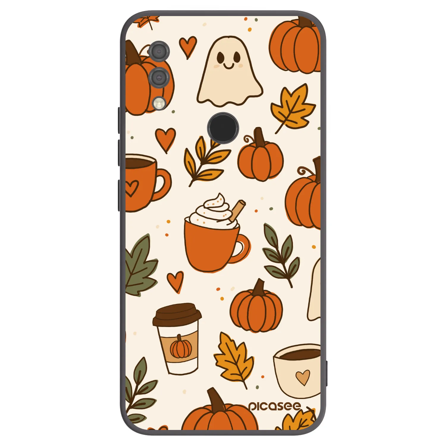 Picasee silikonski črni ovitek za Xiaomi Redmi 7 - Fall vibes
