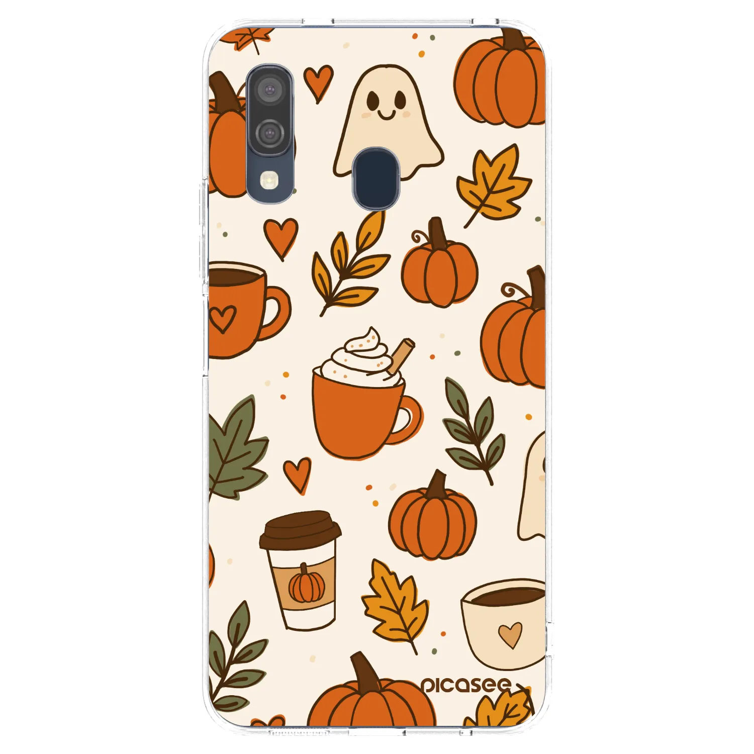 Picasee silikonski prozorni ovitek za Samsung Galaxy A40 A405F - Fall vibes