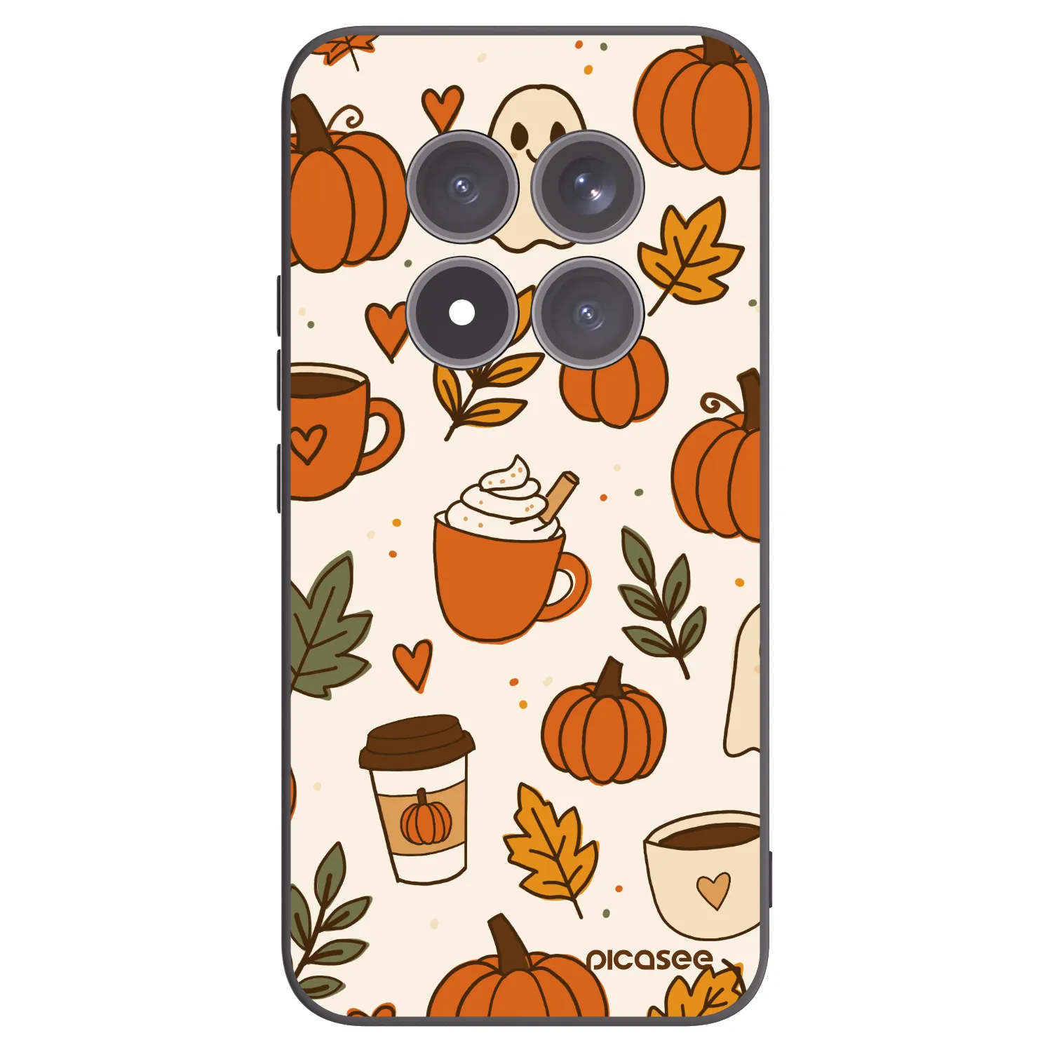 Picasee silikonski črni ovitek za Xiaomi Redmi Note 15 Pro+ - Fall vibes