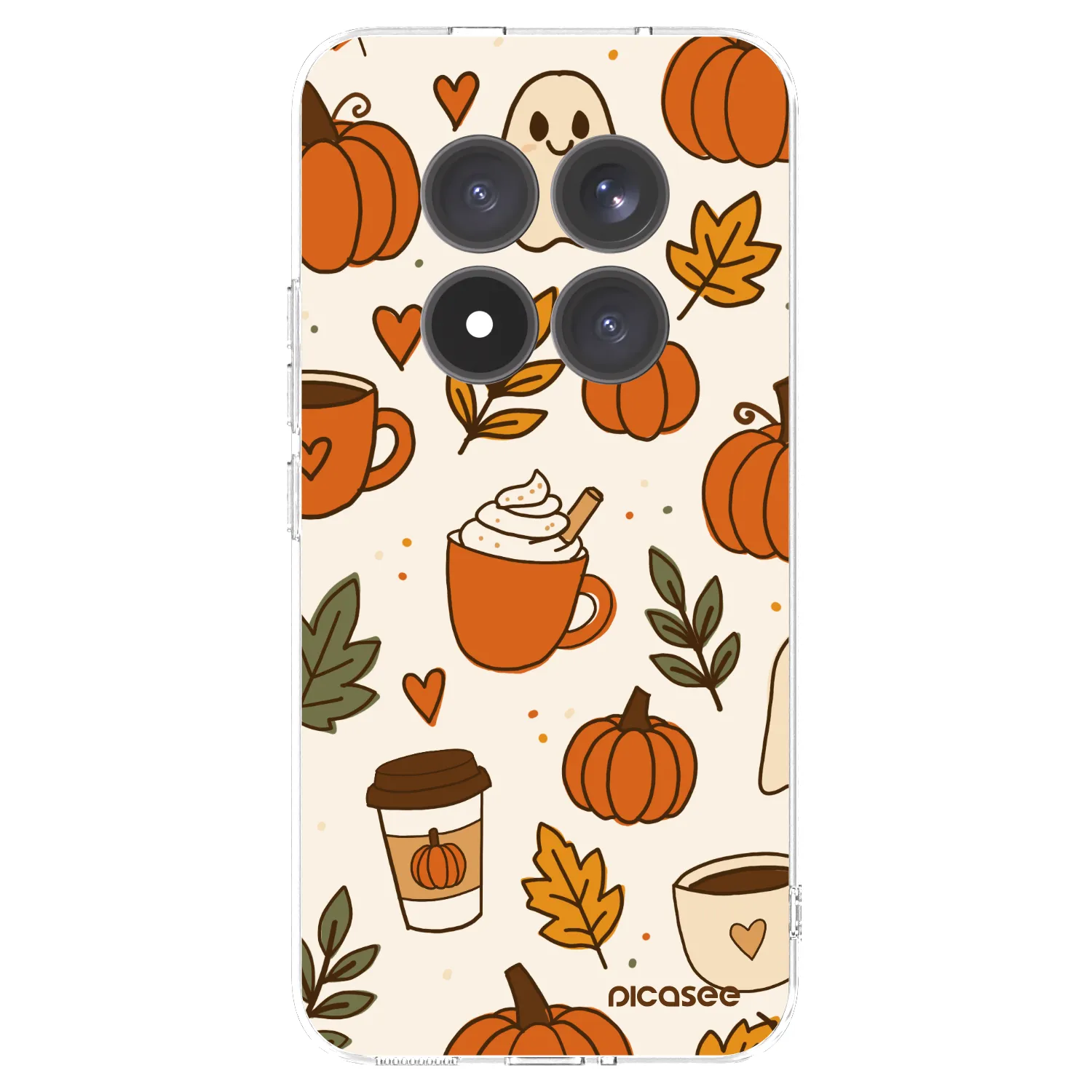 Picasee silikonski prozorni ovitek za Xiaomi Redmi Note 15 Pro+ - Fall vibes
