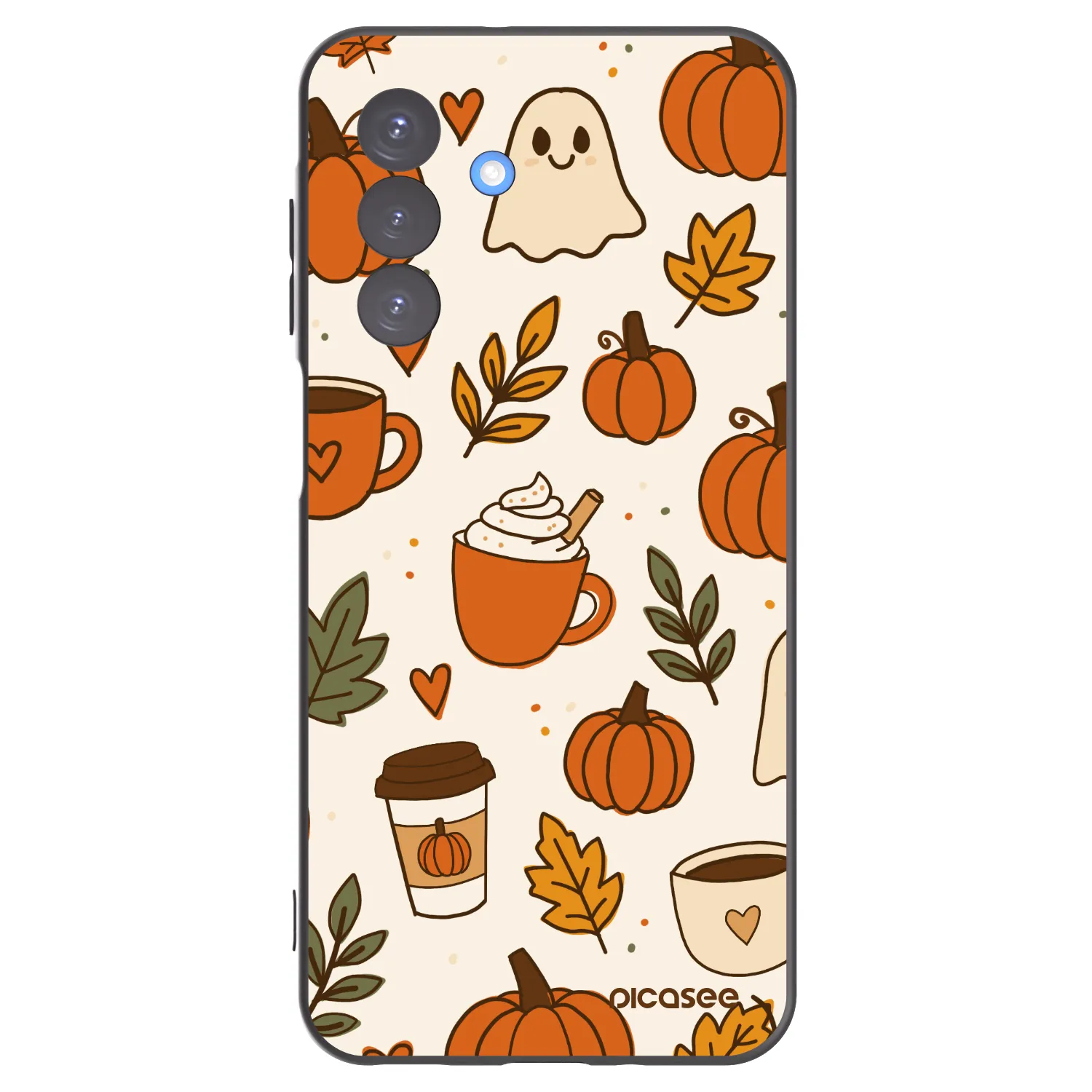 Picasee silikonski črni ovitek za Samsung Galaxy A17 5G - Fall vibes