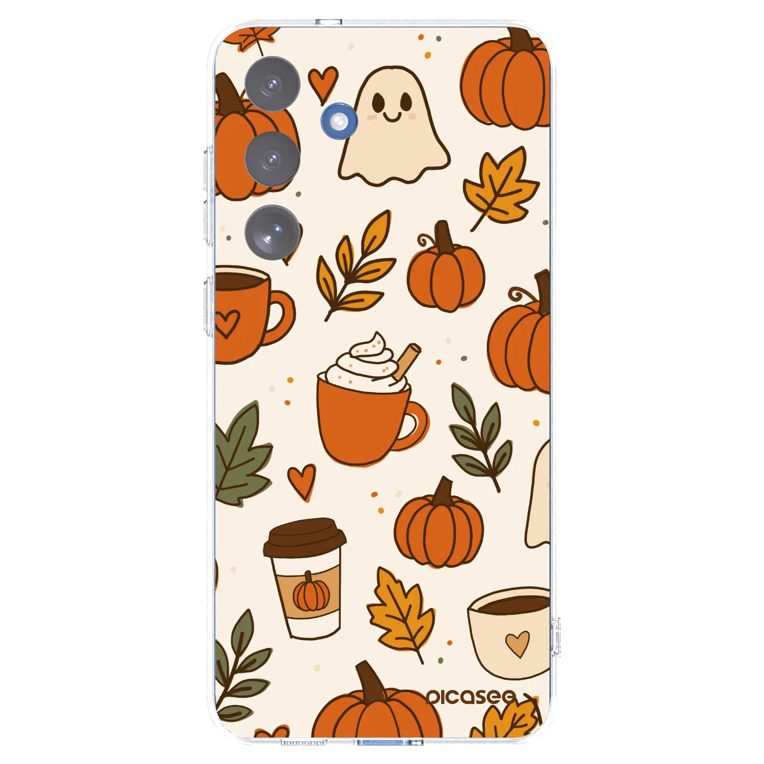 Picasee silikonski prozorni ovitek za Samsung Galaxy S25 FE 5G - Fall vibes
