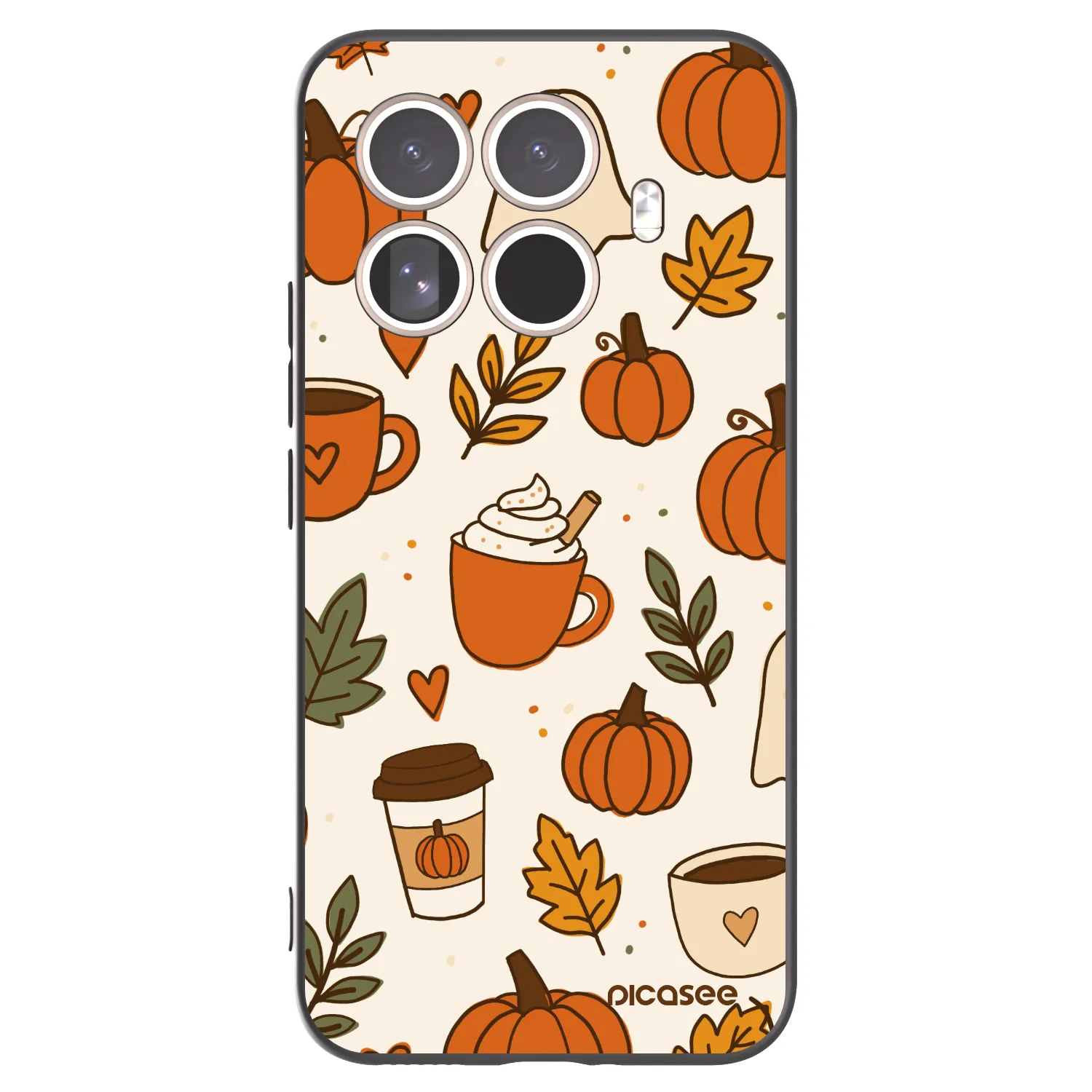 Picasee silikonski črni ovitek za Xiaomi 15T Pro - Fall vibes