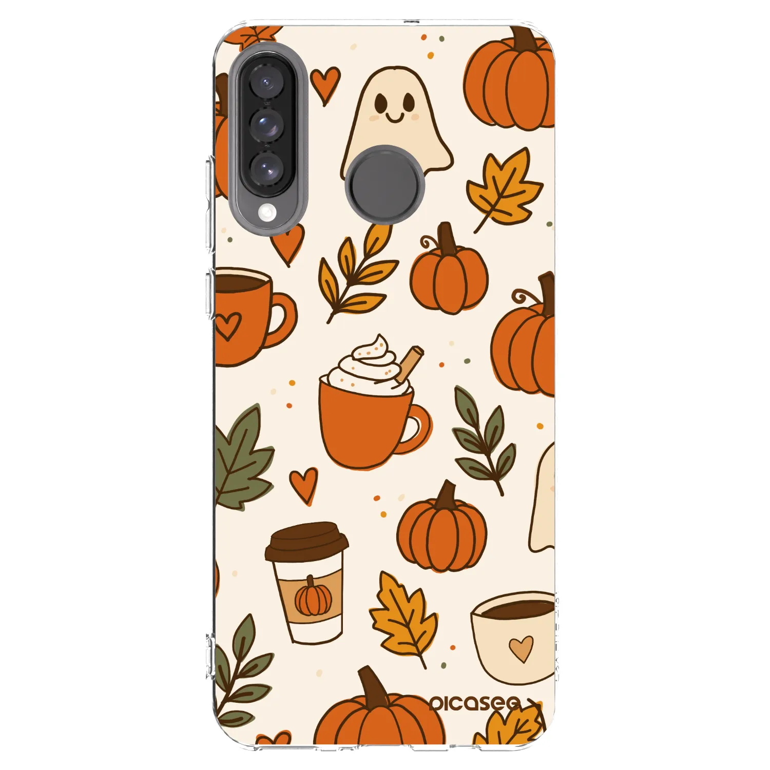 Picasee silikonski prozorni ovitek za Huawei P30 Lite - Fall vibes