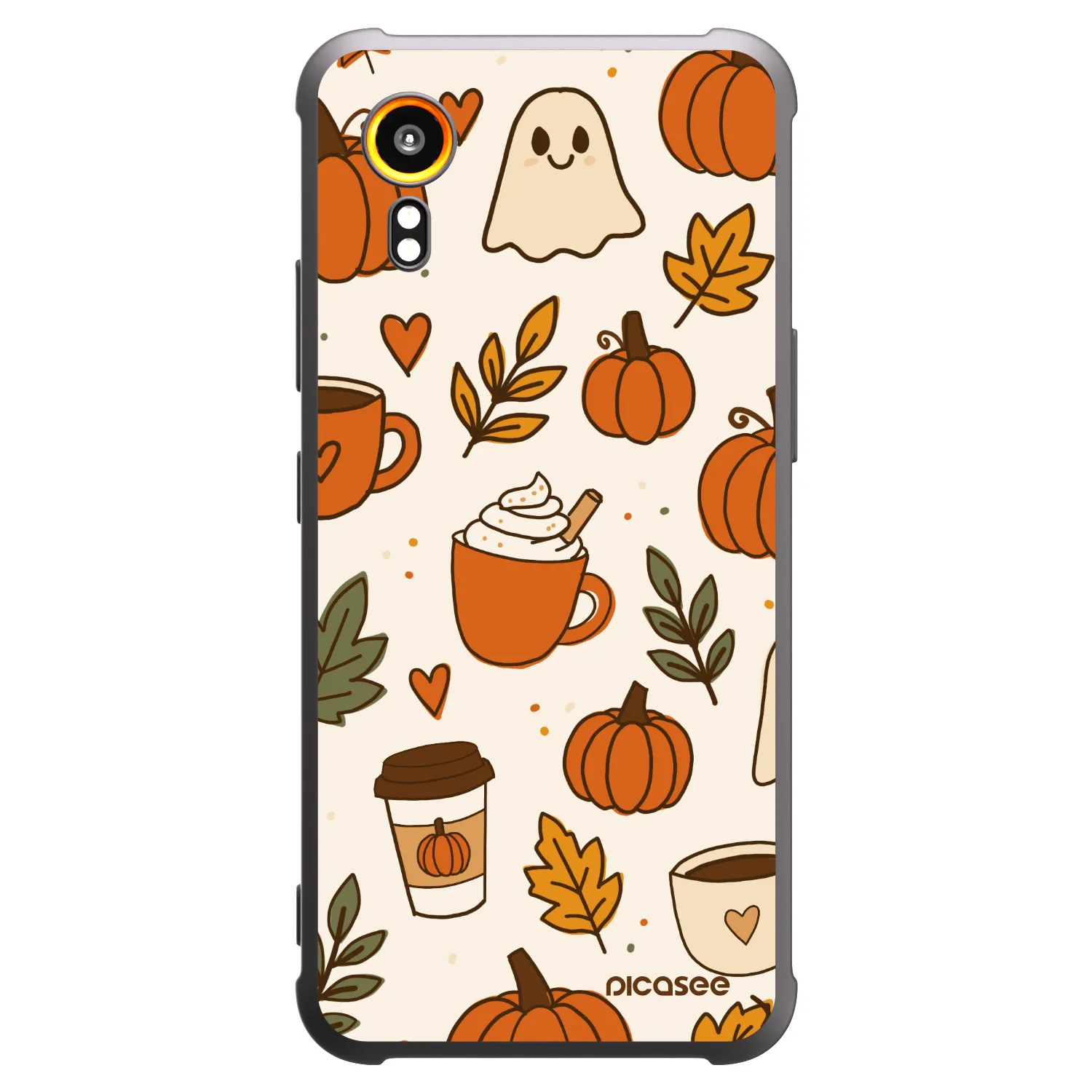 Picasee silikonski črni ovitek za Samsung Galaxy XCover 7 - Fall vibes