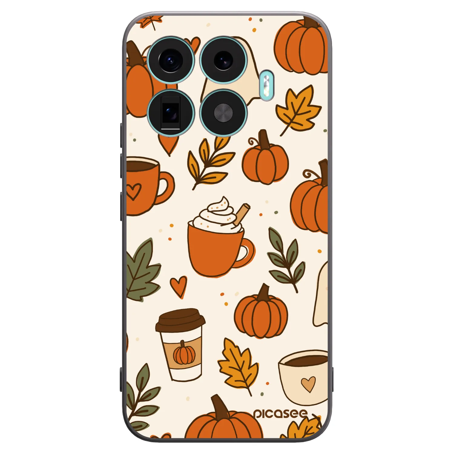 Picasee silikonski črni ovitek za Xiaomi 17T Pro - Fall vibes