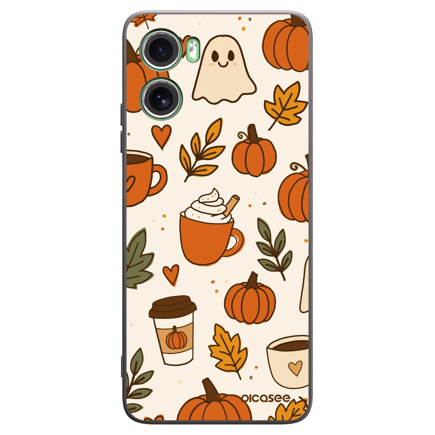 Picasee silikonski črni ovitek za Motorola Moto G06 - Fall vibes