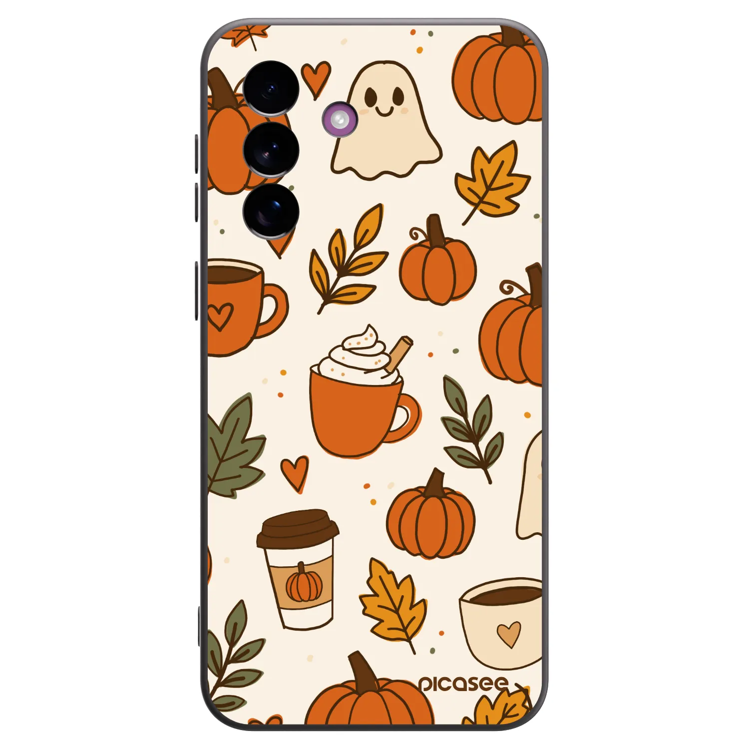 Picasee silikonski črni ovitek za Samsung Galaxy A37 - Fall vibes